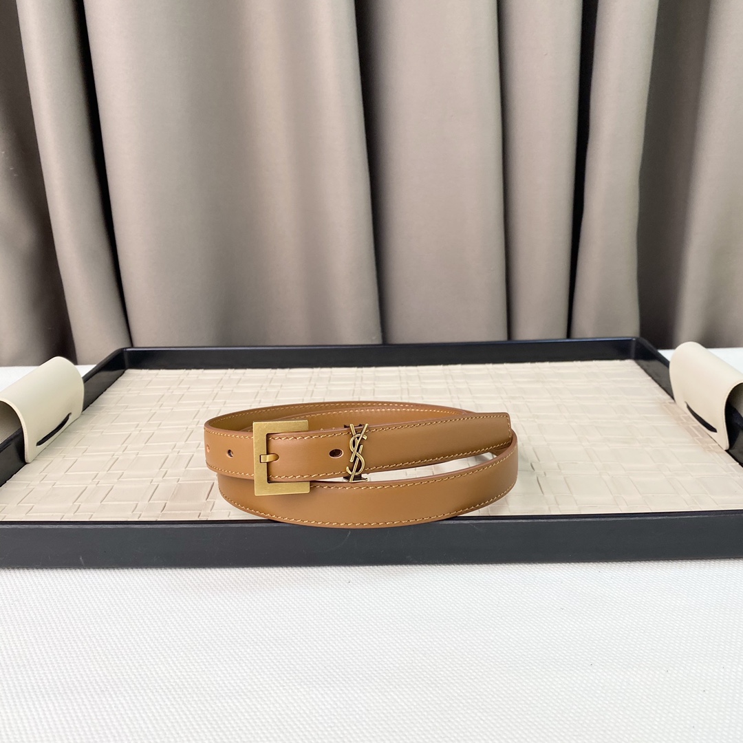 YSL Women Belt Width 2cm