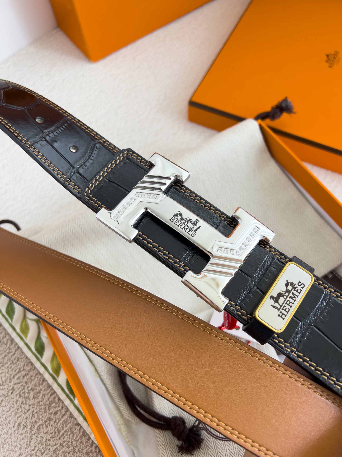 Hermes Men Belt Width 3.8cm