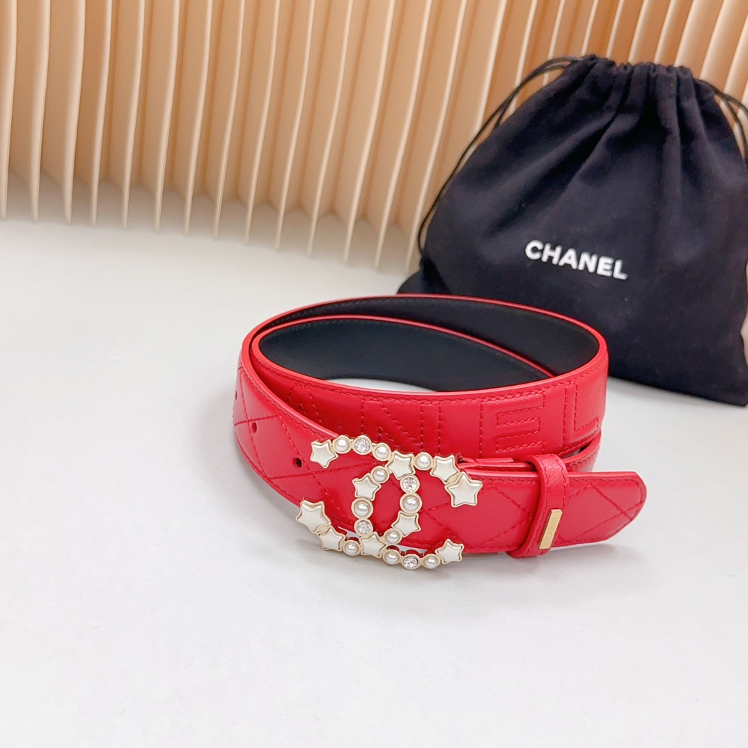 Chanel Women Belt Width 3cm