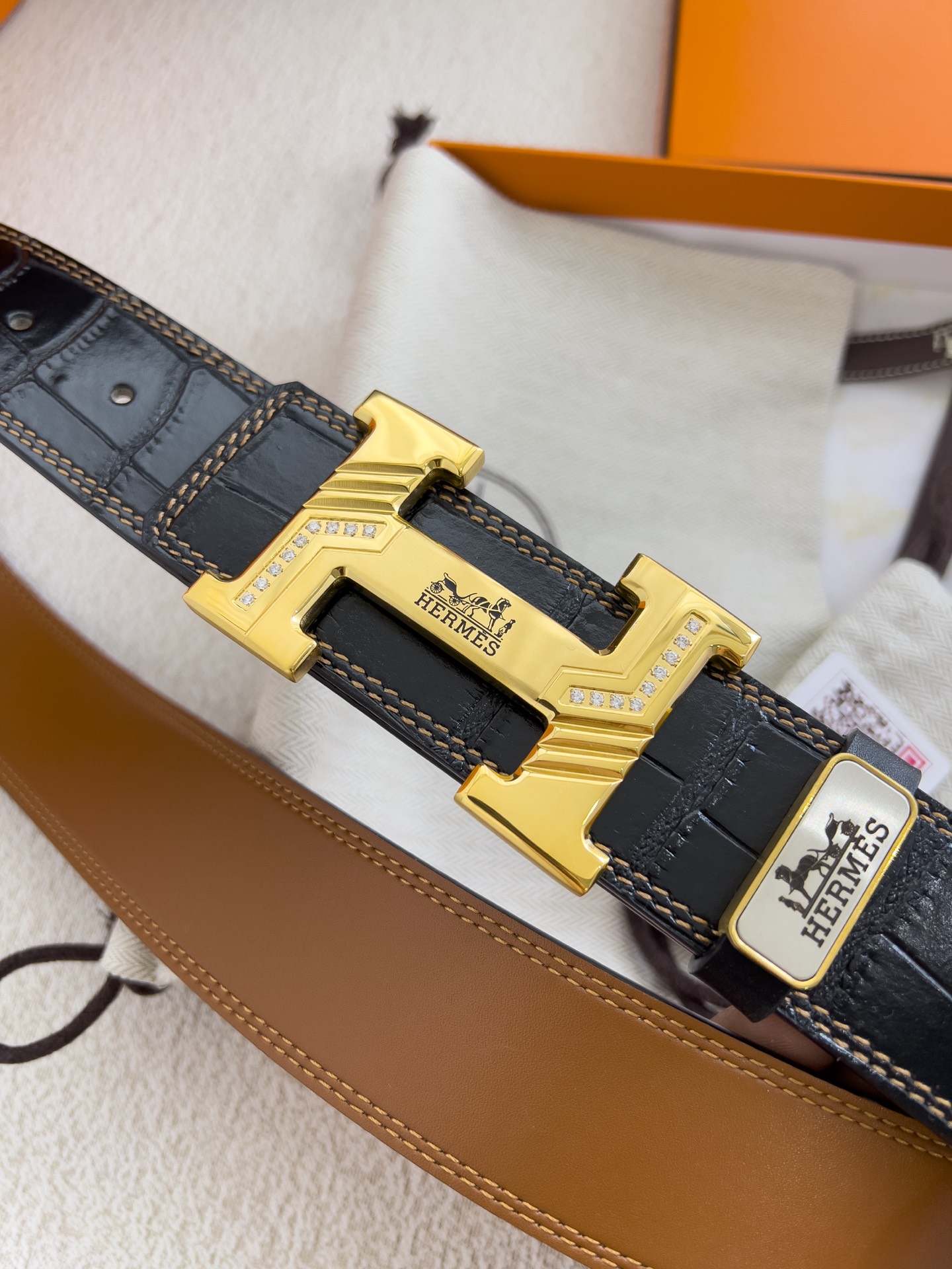 Hermes Men Belt Width 3.8cm
