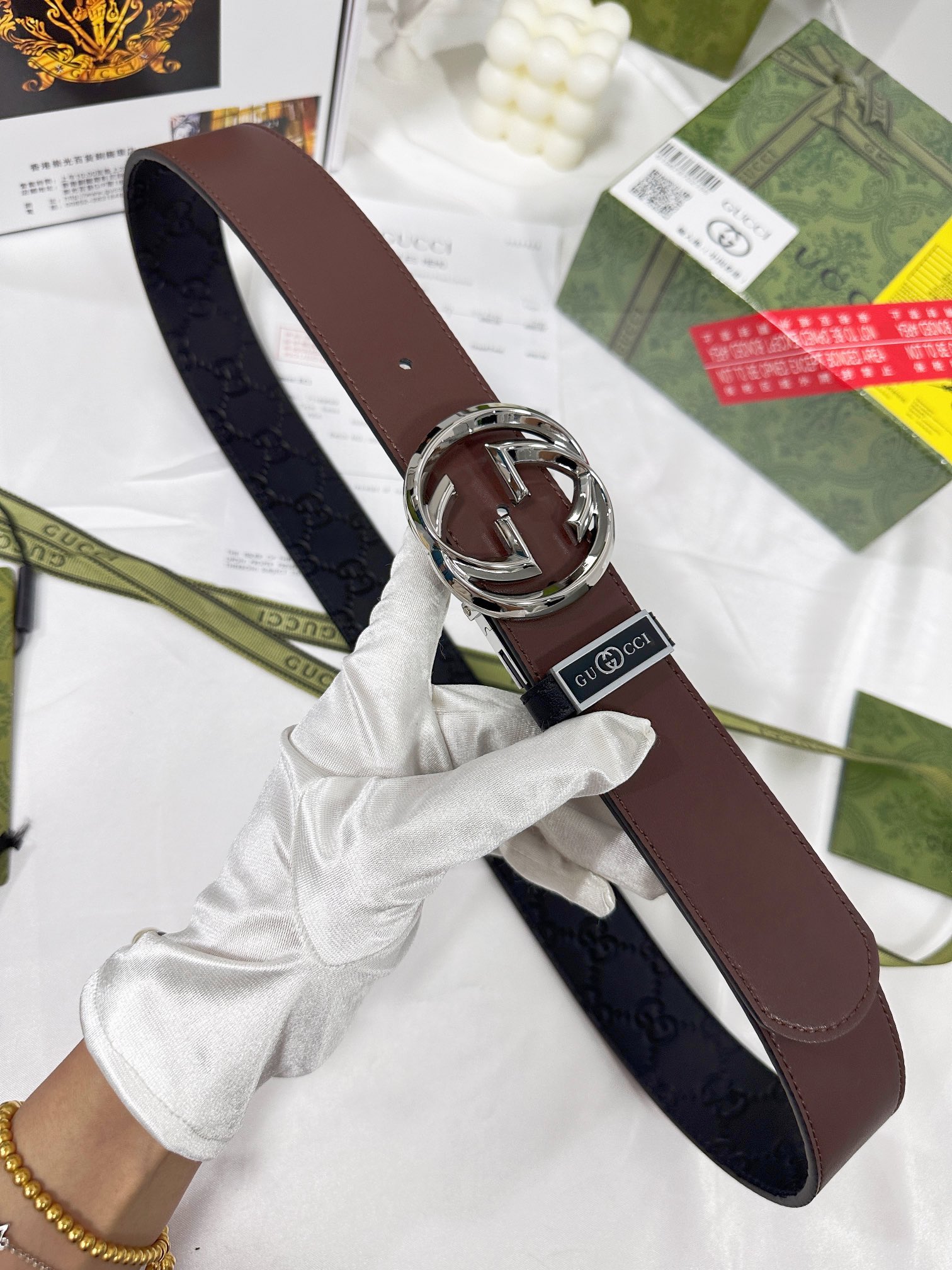 Gucci Men Belt Width 3.8cm