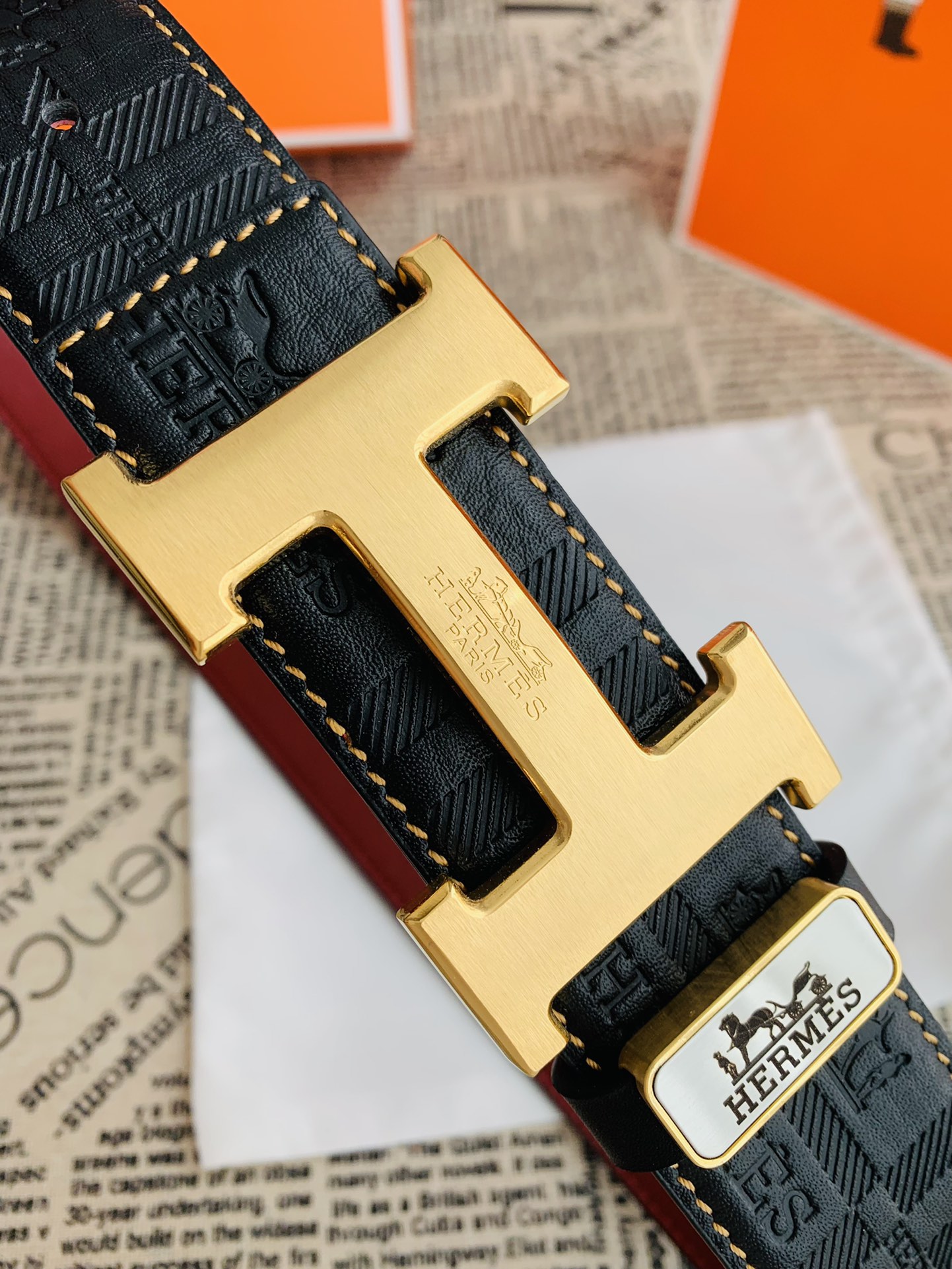 Hermes Men Belt Width 3.8cm