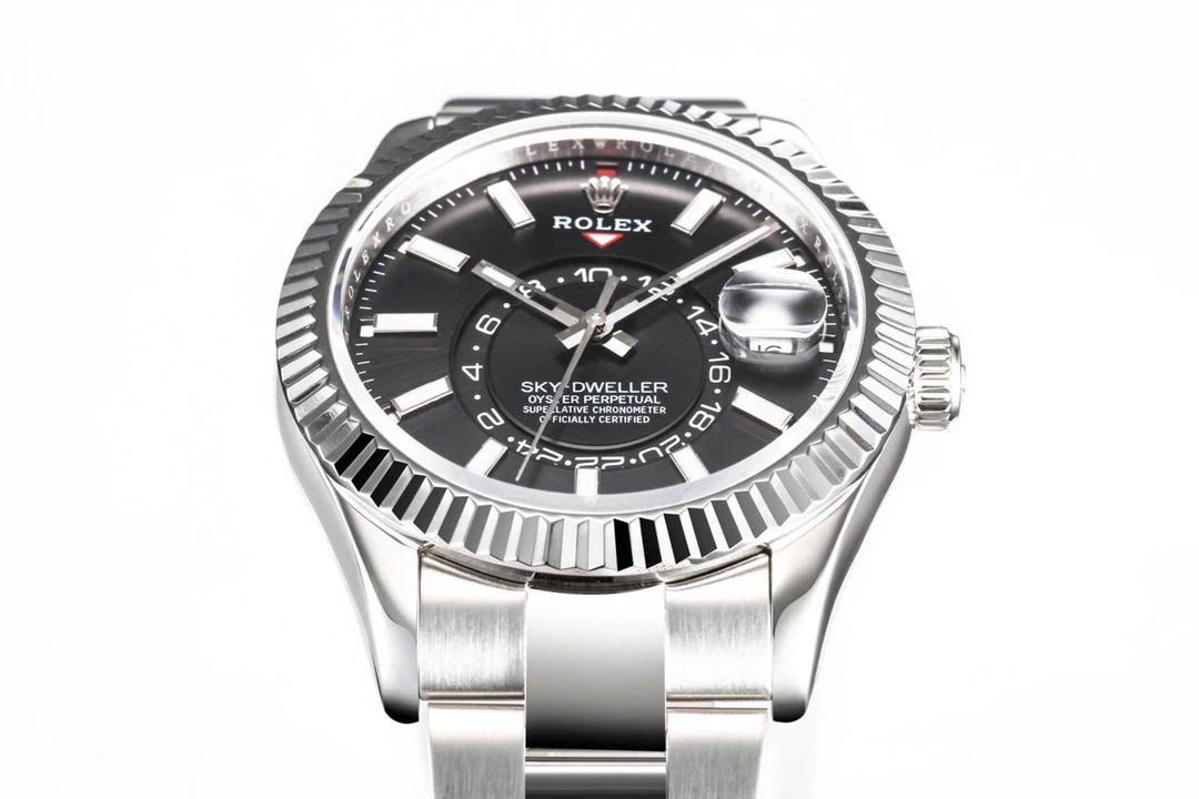 Rolex Sky-Dweller 42mm Silver Black Dial