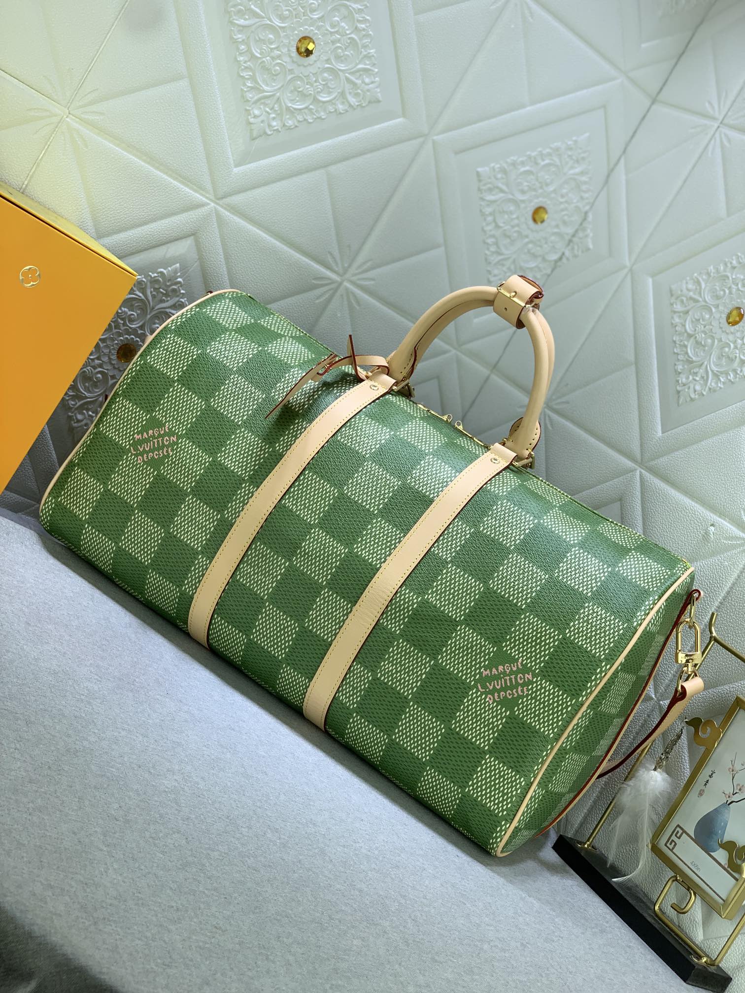 Louis Vuitton Damier Golf keep all bandou lier 50 Travel Bags Size 50*29*23cm