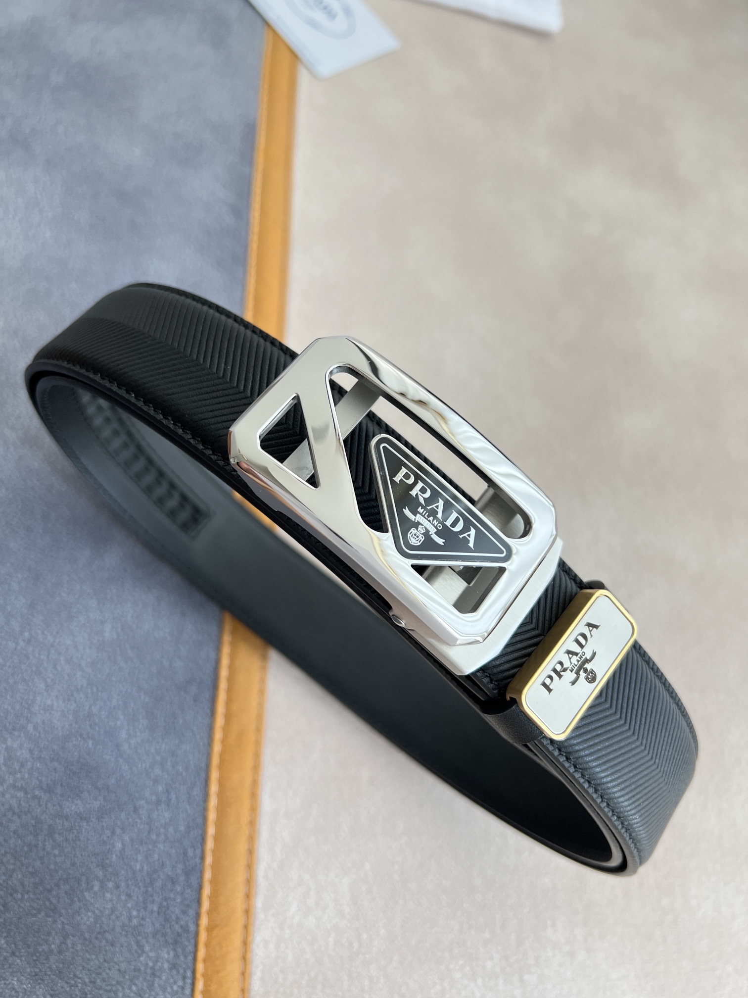 Prada Men Belt Width 3.5cm