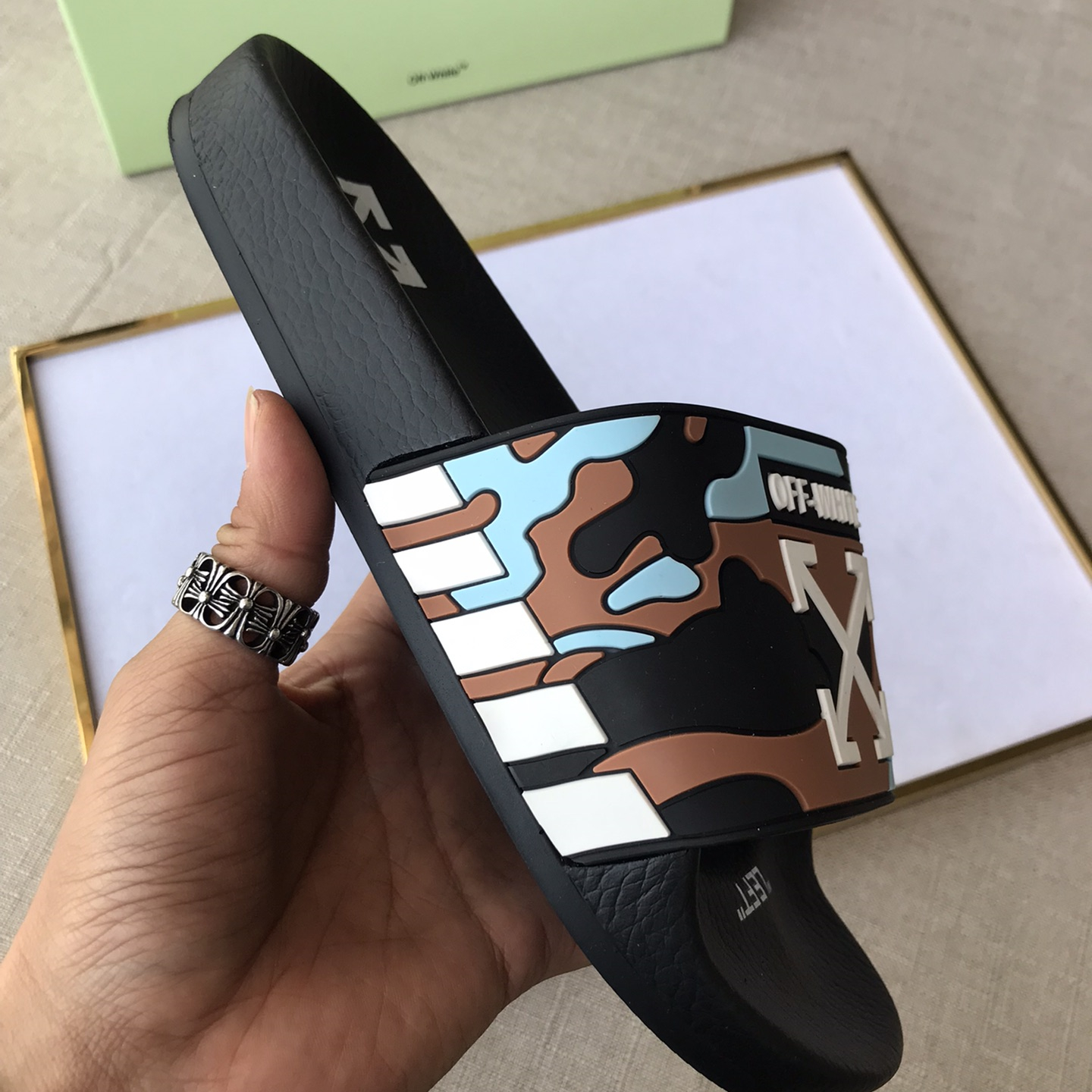 OFF White Mens Women Sandals Gr. 36-46