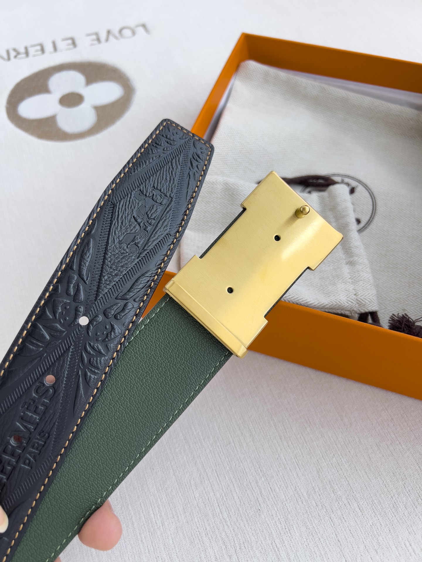 Hermes Men Belt Width 3.8cm