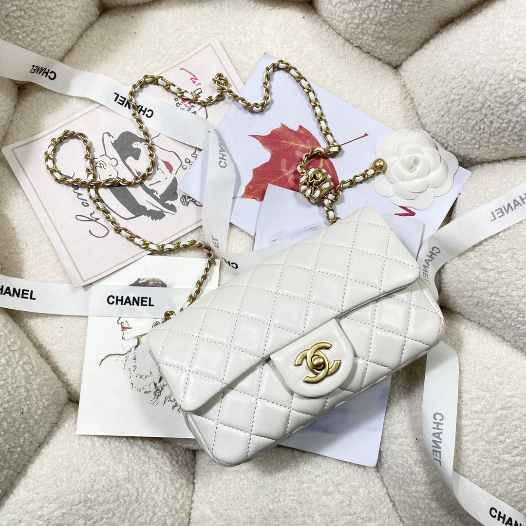 Chanel AS1787 Shoulder Bags Sheepskin 20cm