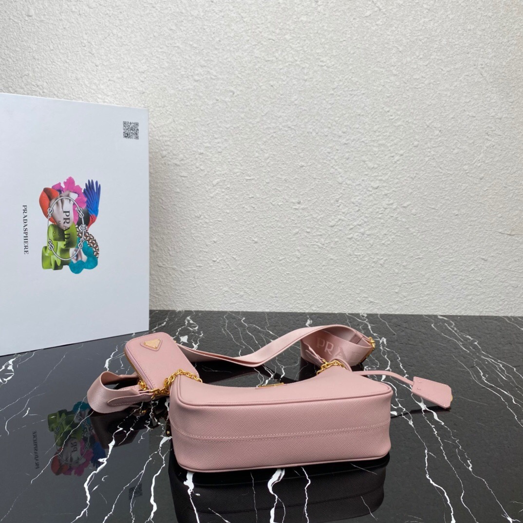 Prada 1BH204 Redition 2005 Women Bags Leather 22*18*6cm