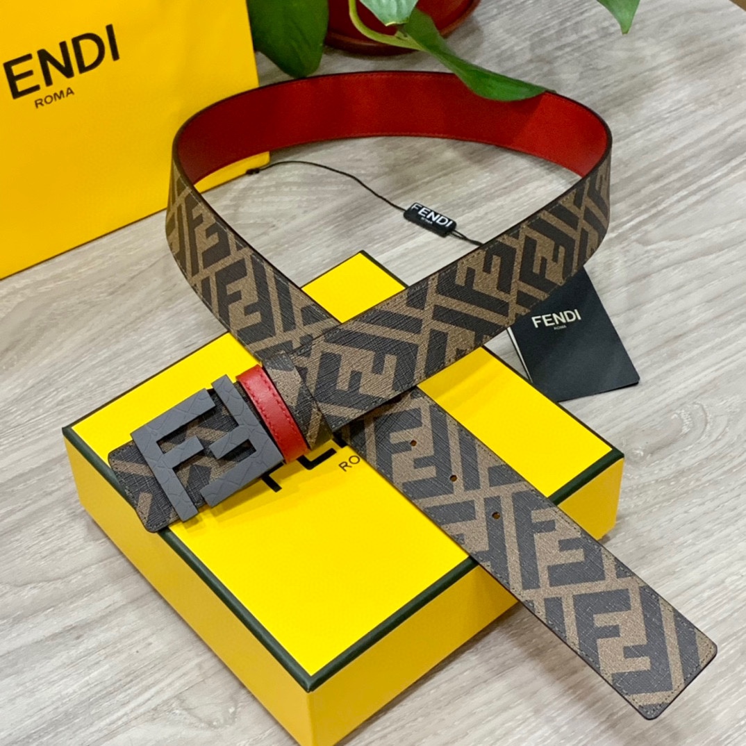 Fendi Men Belt Width 4cm