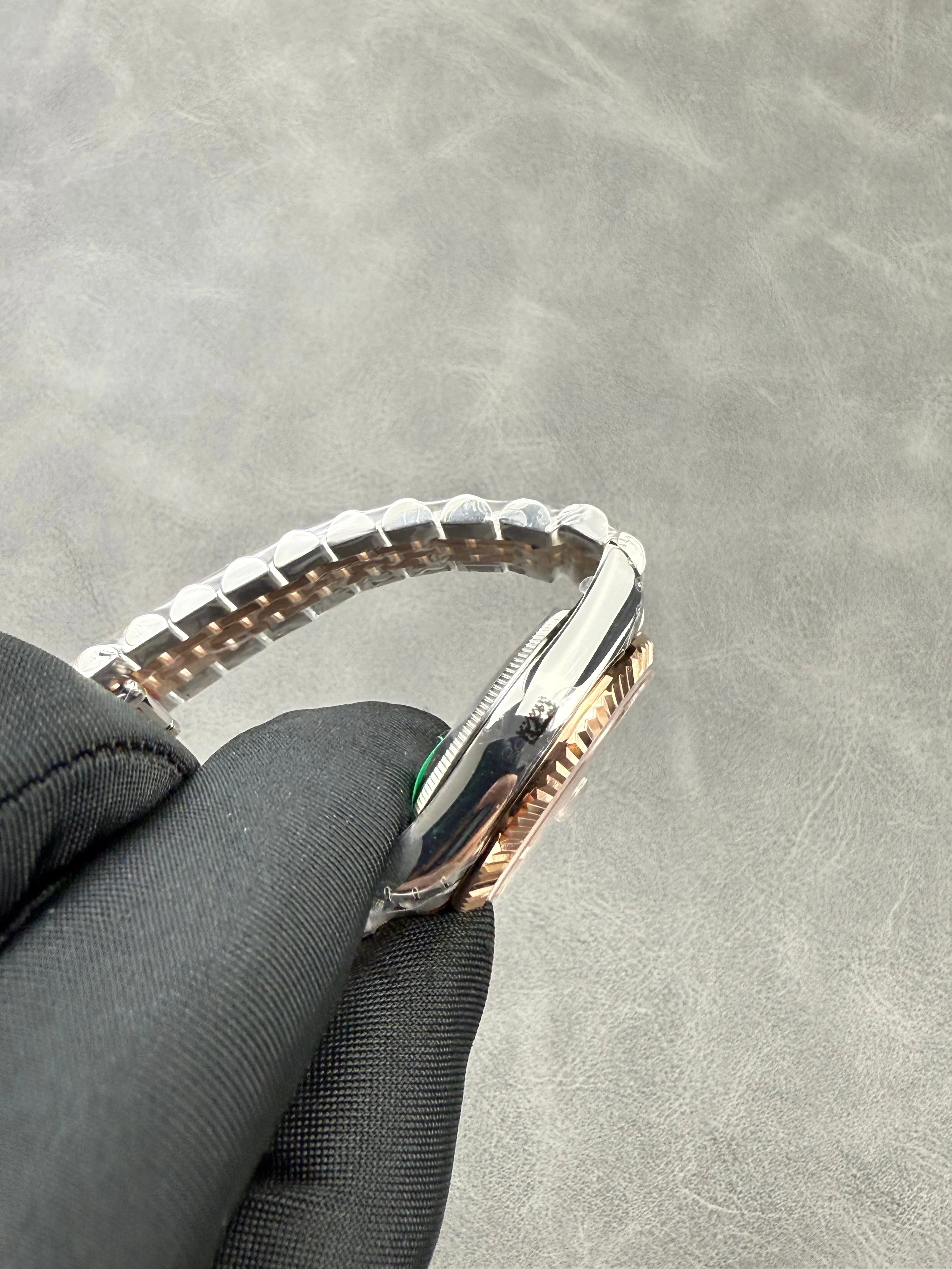 ROLEX Datejust 31mm Silver Pink Gold