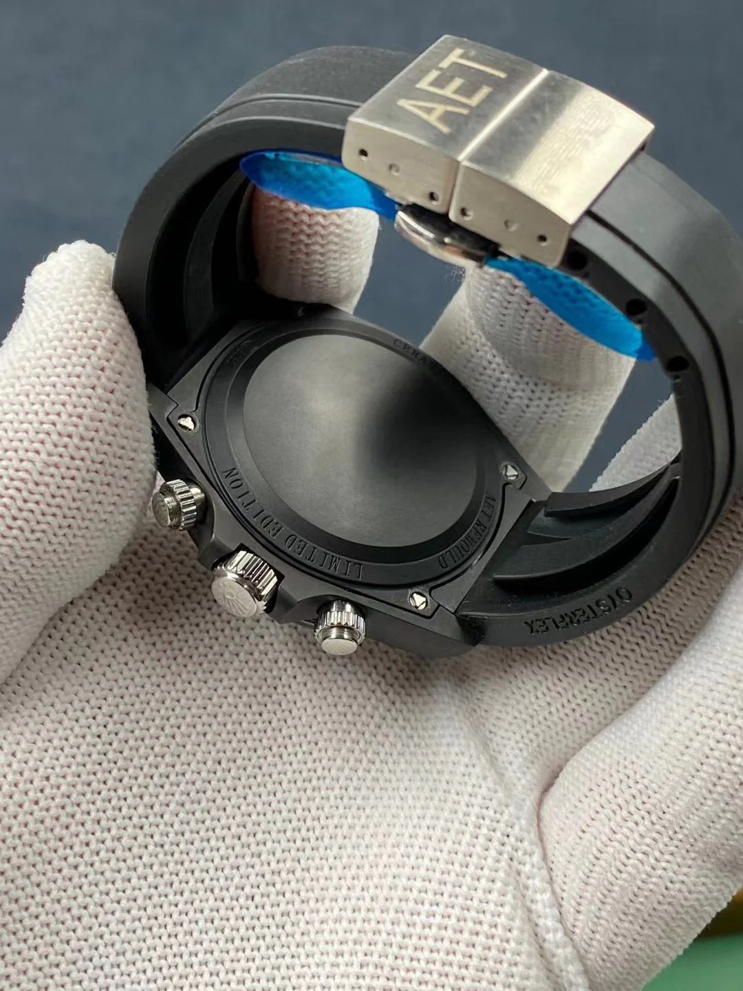 DAYTONA CUSTOM AET 40MM ALL BLACK RUBBER