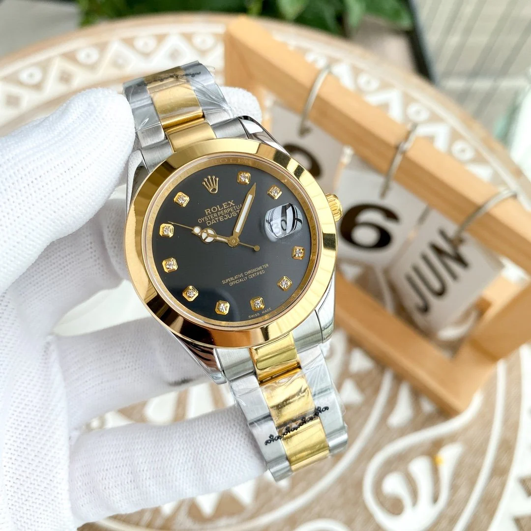 DATEJUST 41 SMOOTH DIAMOND NUMERALS