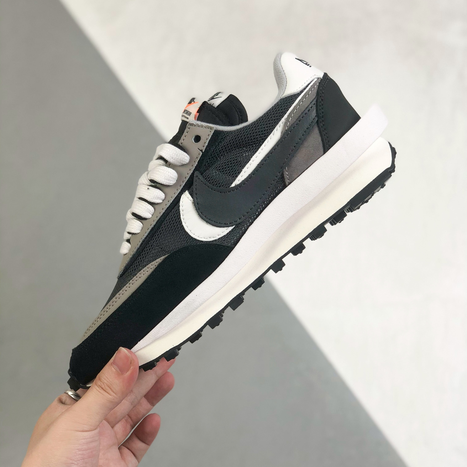 Nike x Sacai LDV Waffle Sneakers Shoes Black Mens/Women 36 - 46