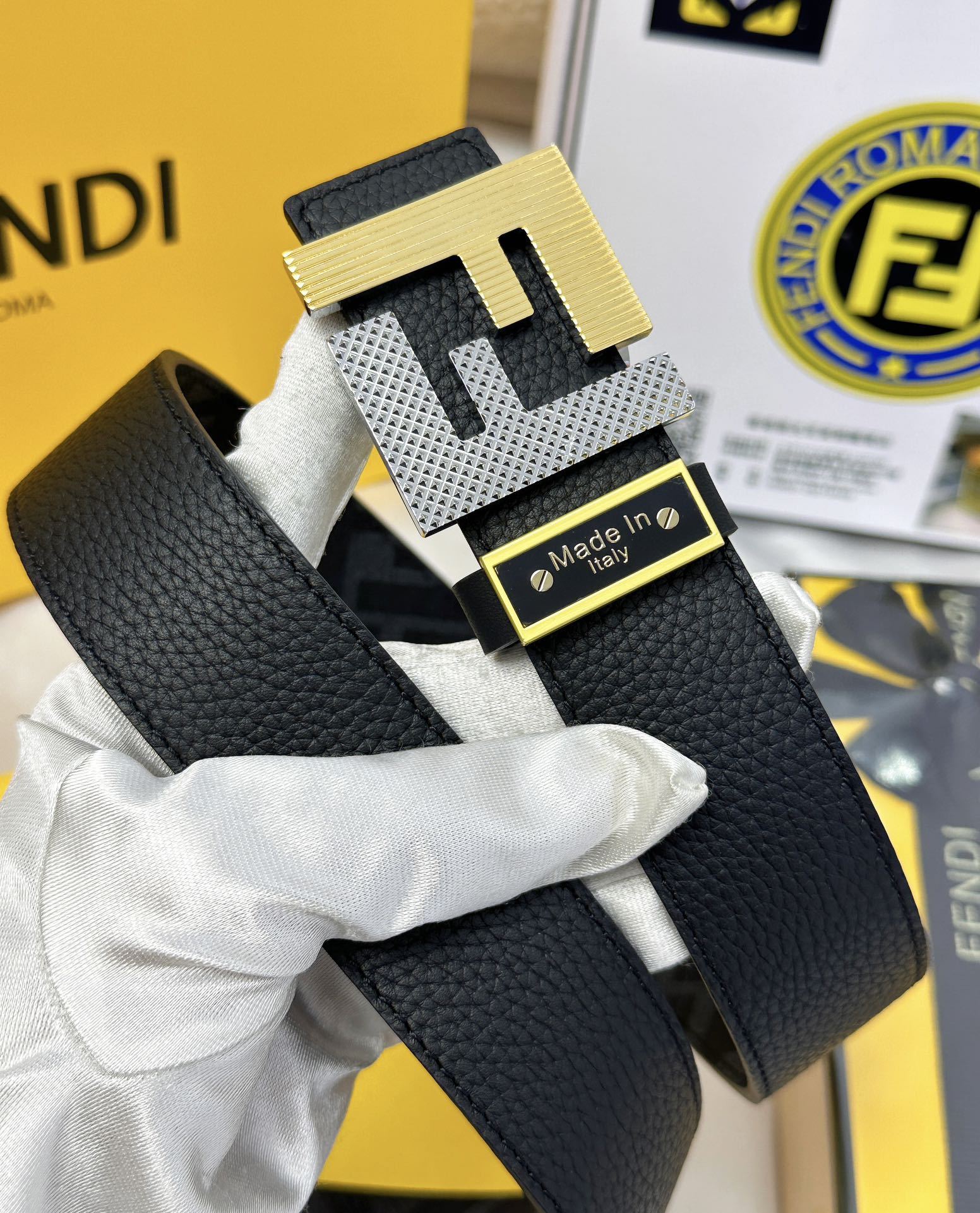 Fendi Men Belt Width 3.8cm