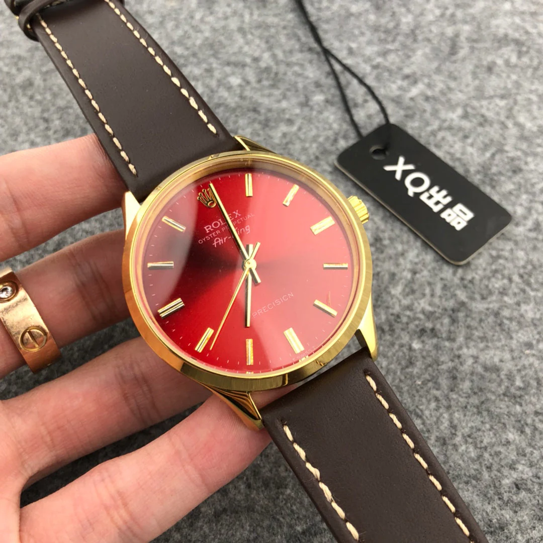 OYSTER PERPETUAL AIR KING 40MM  LEATHER