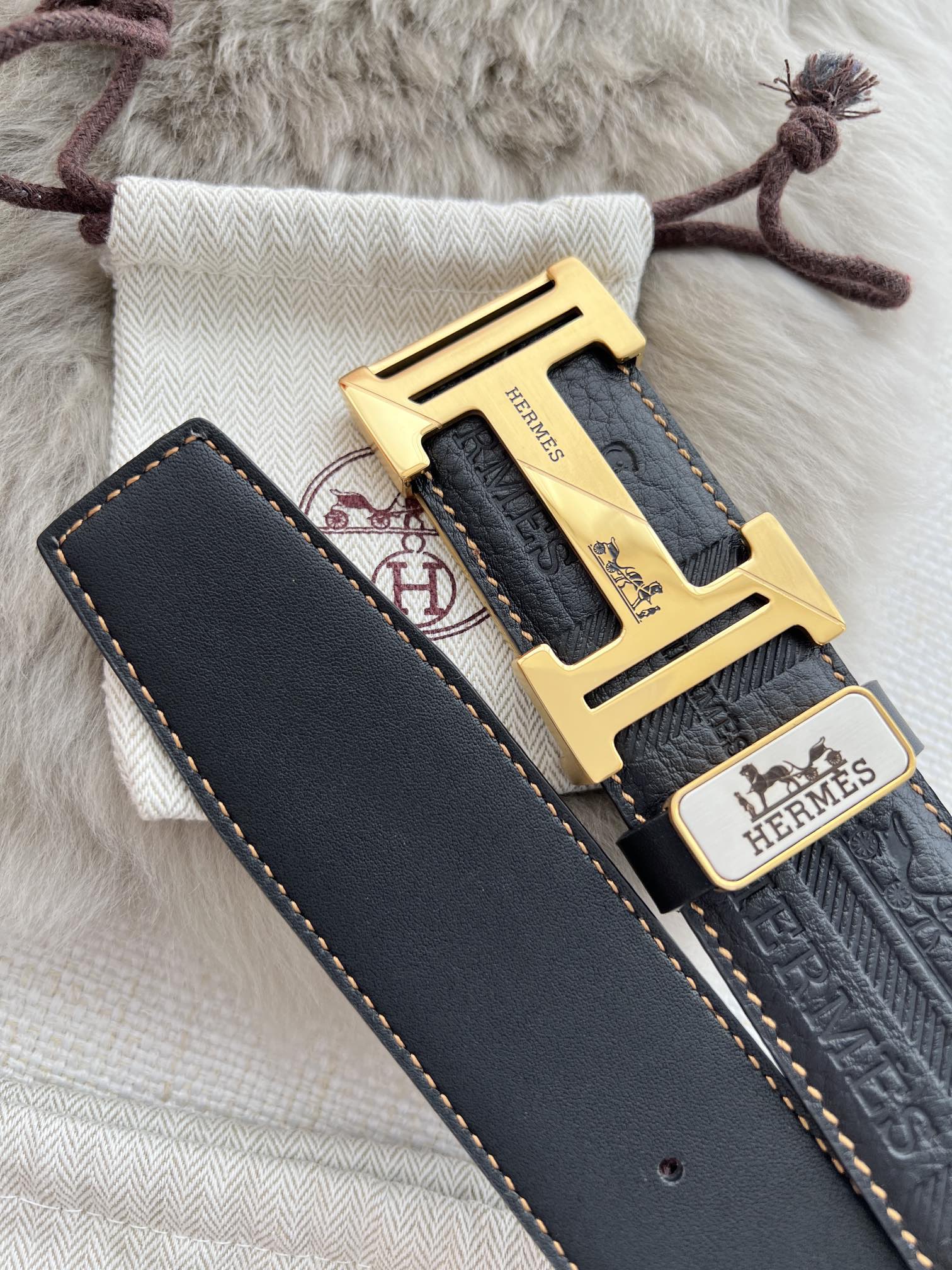 Hermes Men Belt Width 3.8cm