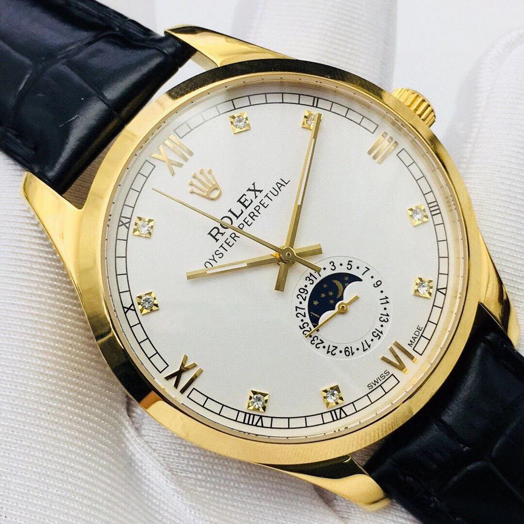 OYSTER PERPETUAL 41 MOONPHASE GOLD CASE