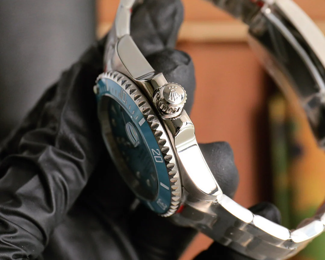 Rolex Blaken Submariner 40mm Silver Blue Stainless Steel