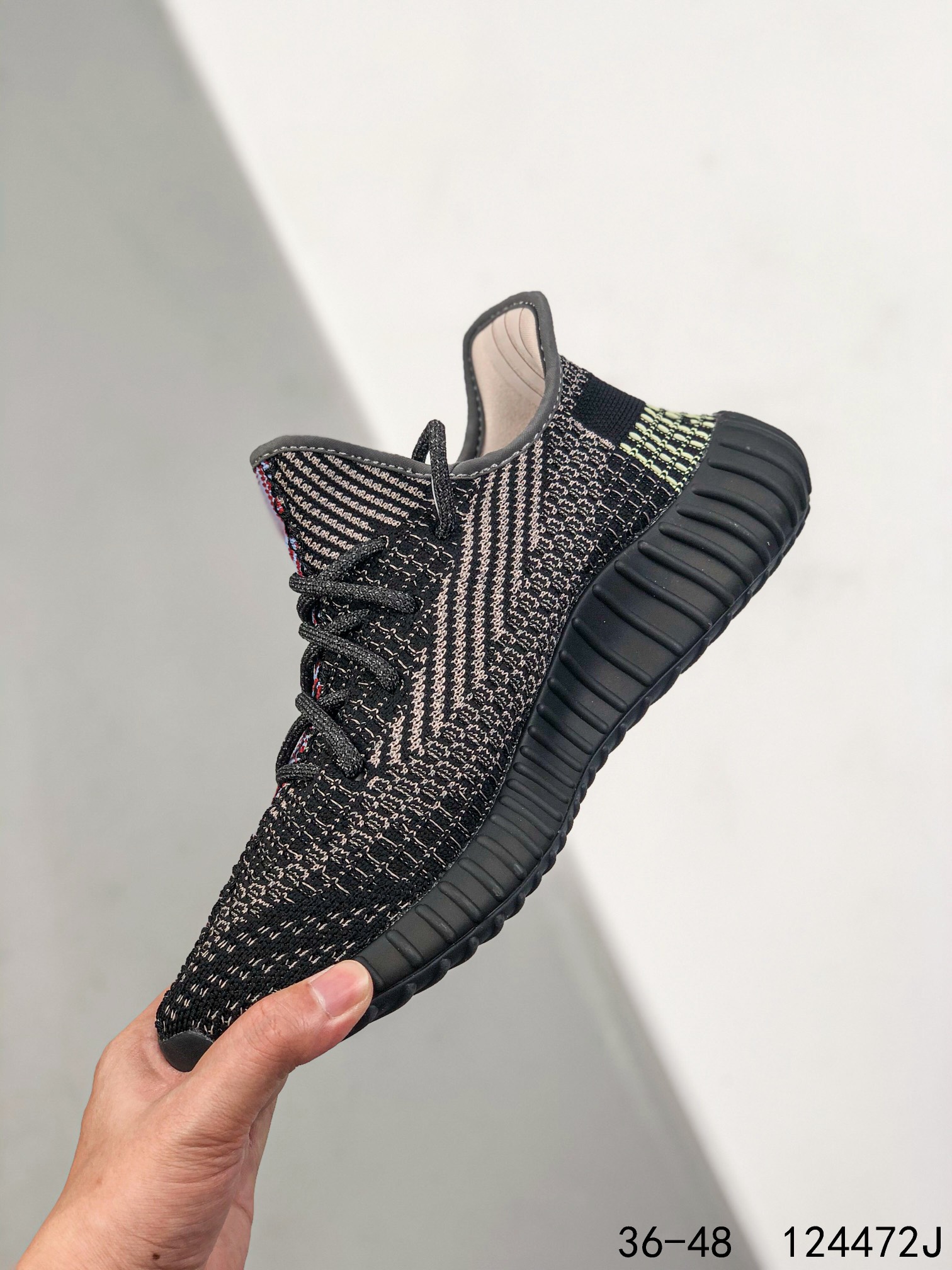 Yeezy 350 Boost 350 V2 Mens/Women Sneakers Shoes Black1 36 - 45