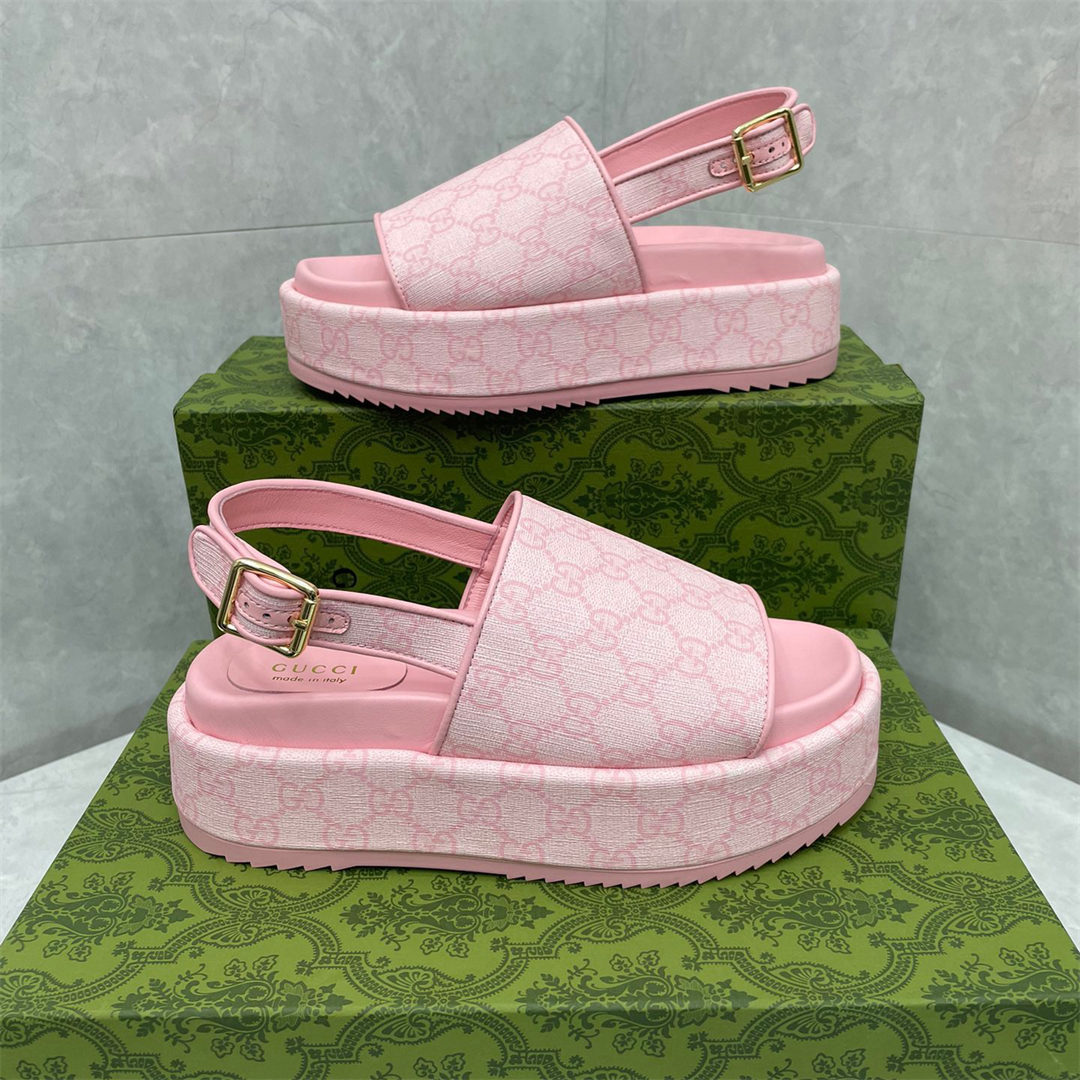 Gucci Platform GG Sandal Slippers Size 36-41