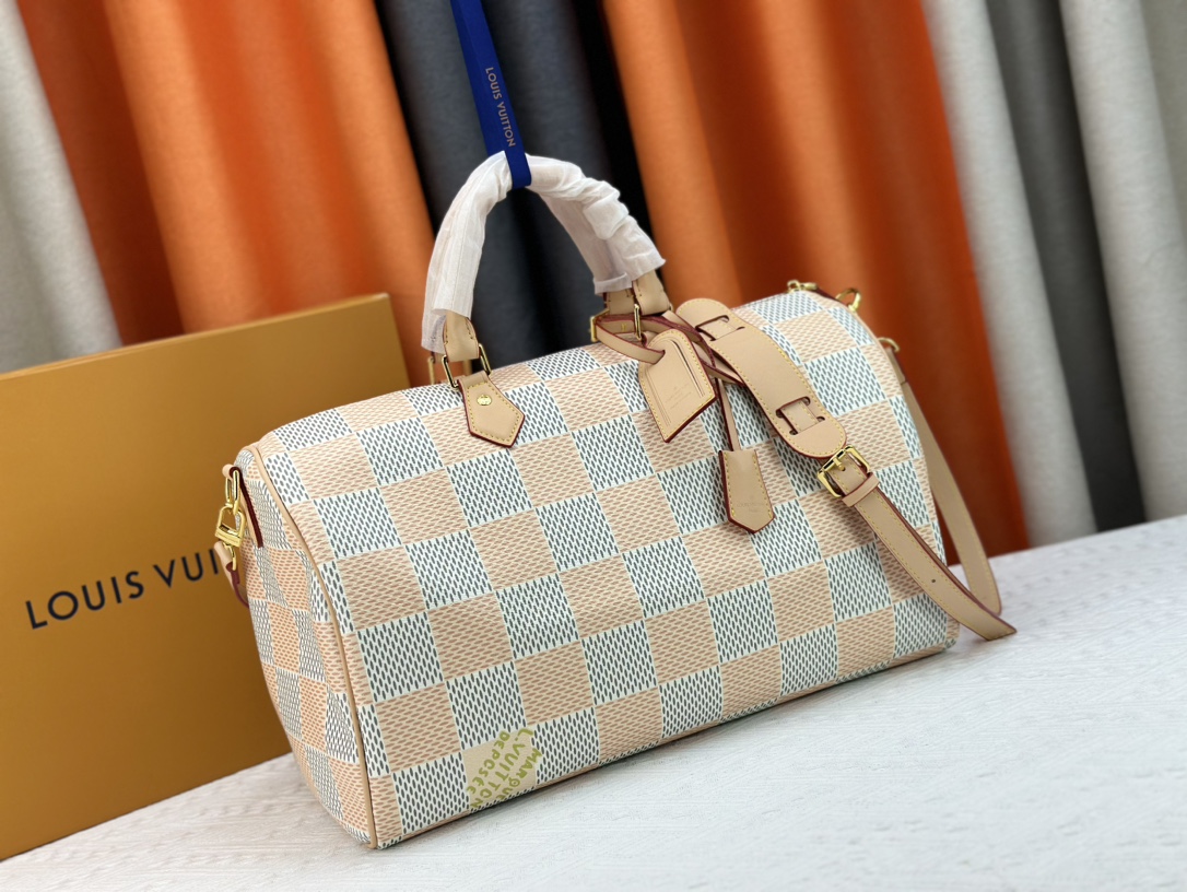 Louis Vuitton M24422 Speedy P9 Bandoulière 40 Monogram Leather Pharrell Williams Travel Bags Size 40*26*23cm