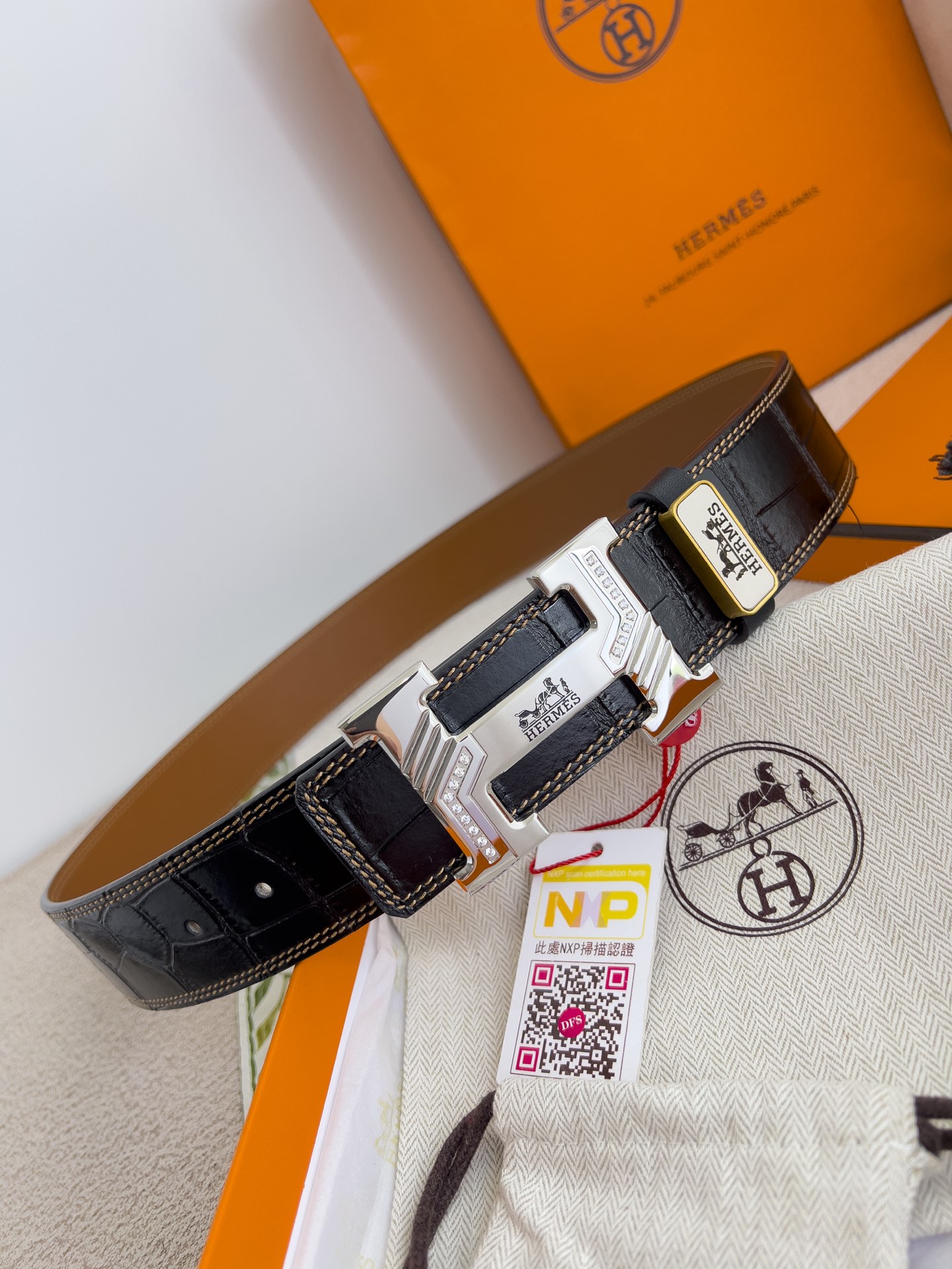 Hermes Men Belt Width 3.8cm
