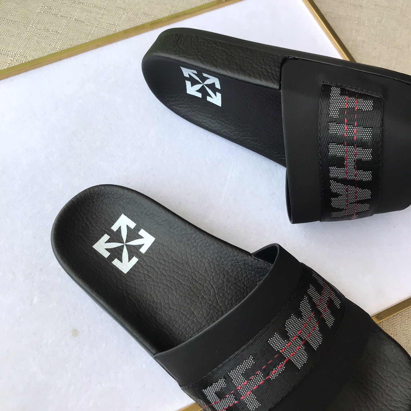 OFF White Mens Women Sandals Gr. 36-46