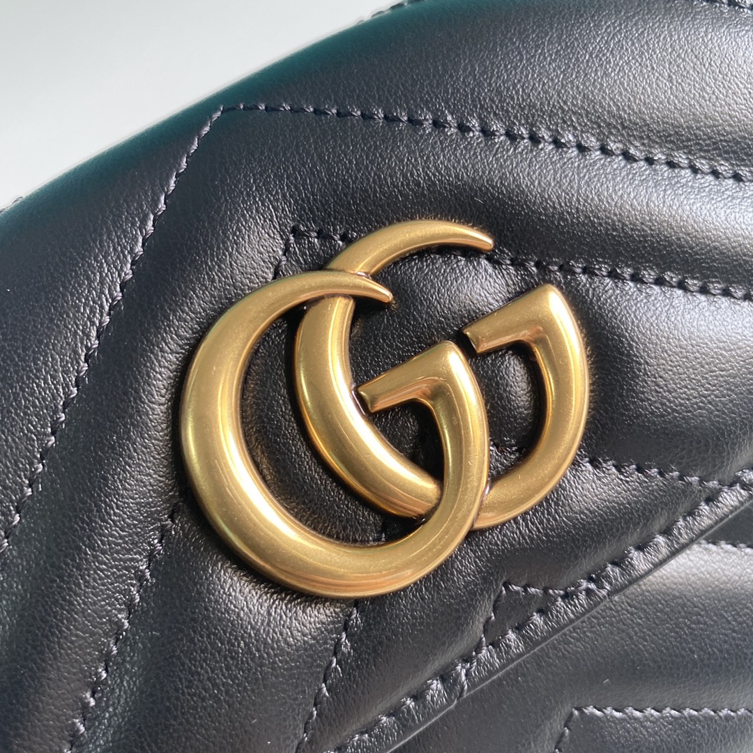 Gucci GG Marmont Women Mens Wallet Purse 12.5*10*3cm