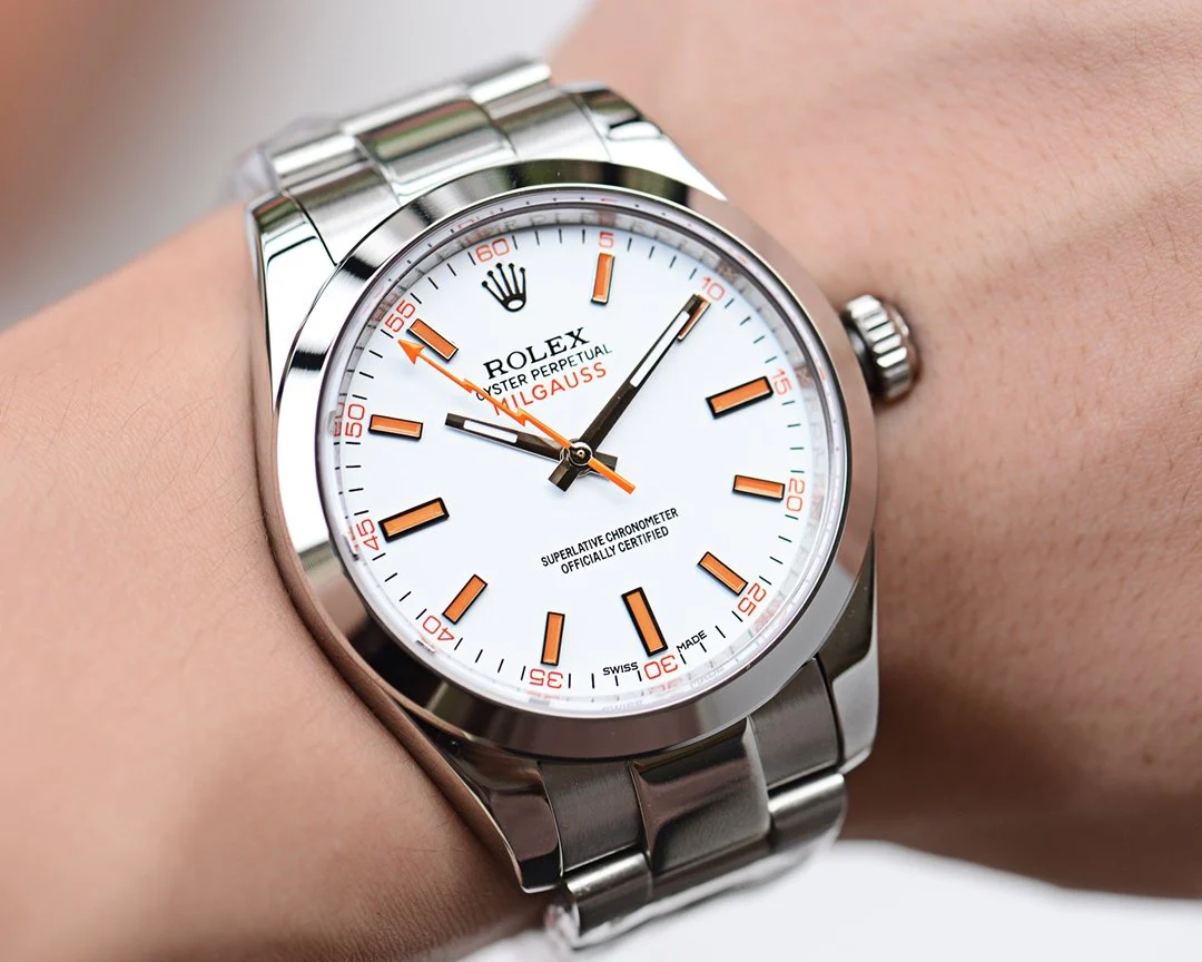 MILGAUSS STAINLESS STEEL WHITE DIAL