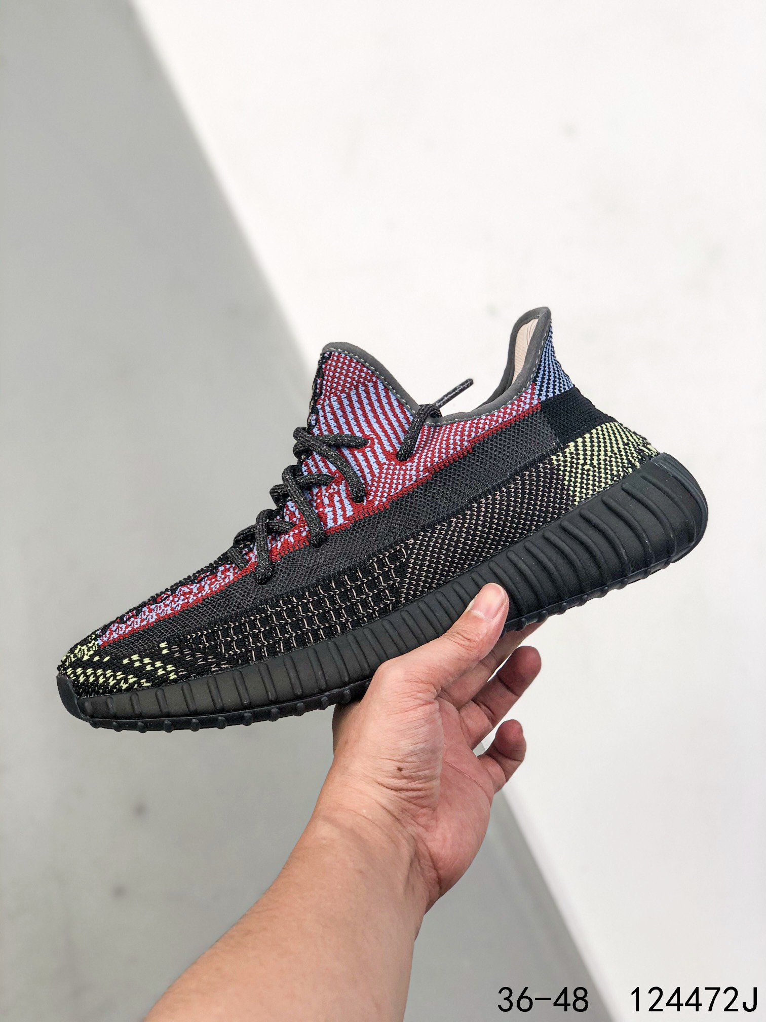 Yeezy 350 Boost 350 V2 Mens/Women Sneakers Shoes Black1 36 - 45