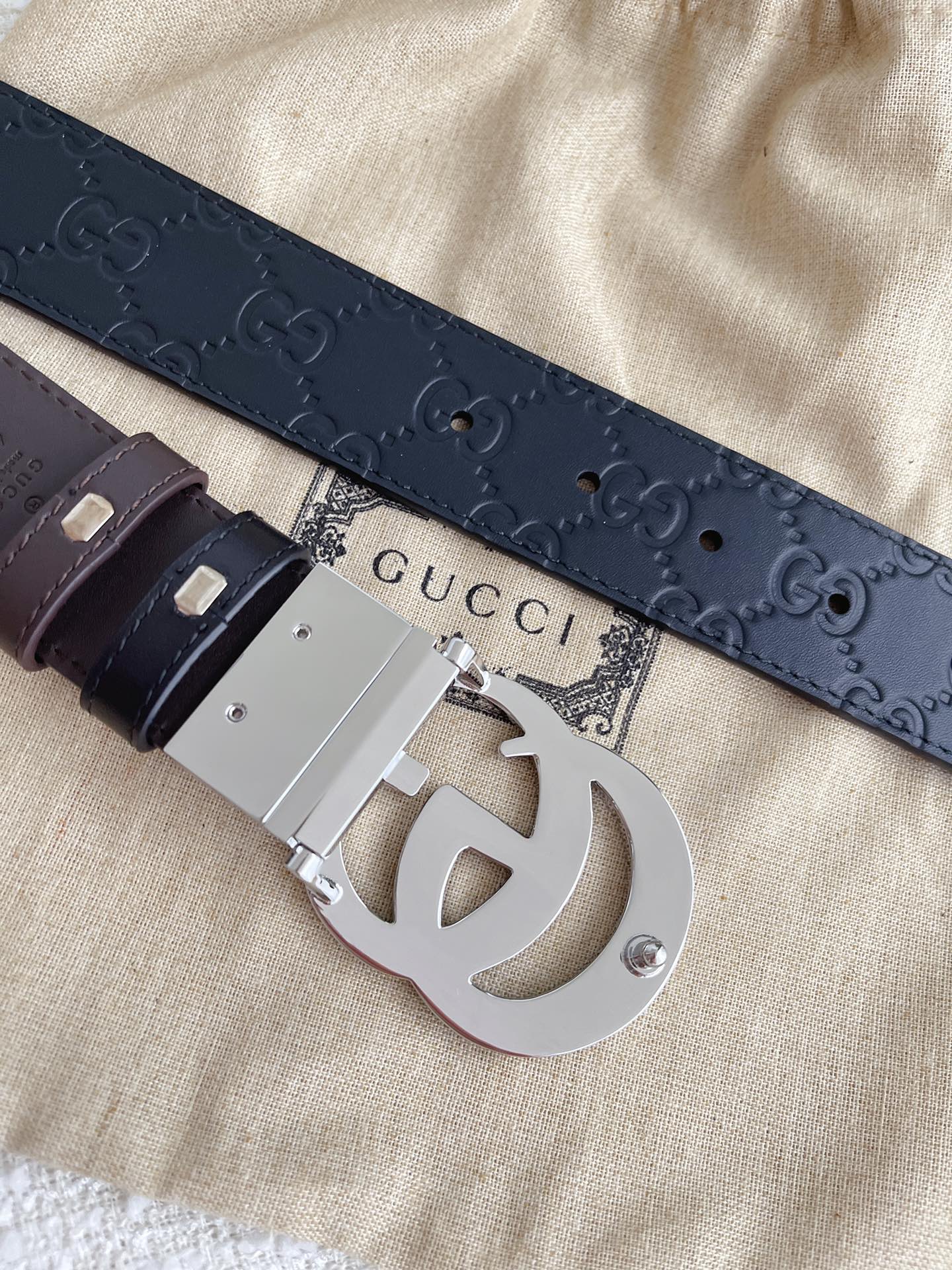 Gucci Men Belt Width 3.8cm