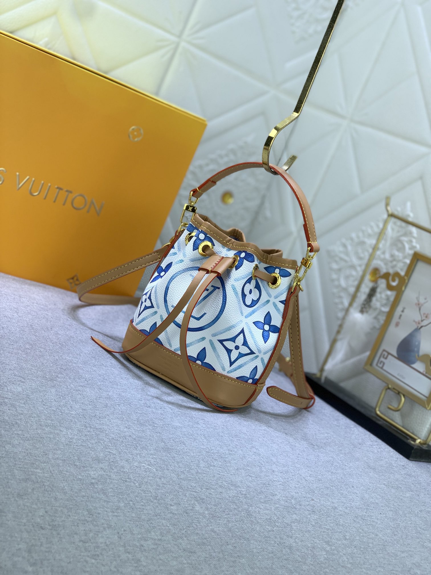 Louis Vuitton M83620 Nano Noé Shoulder Bag Size 13*16*10cm