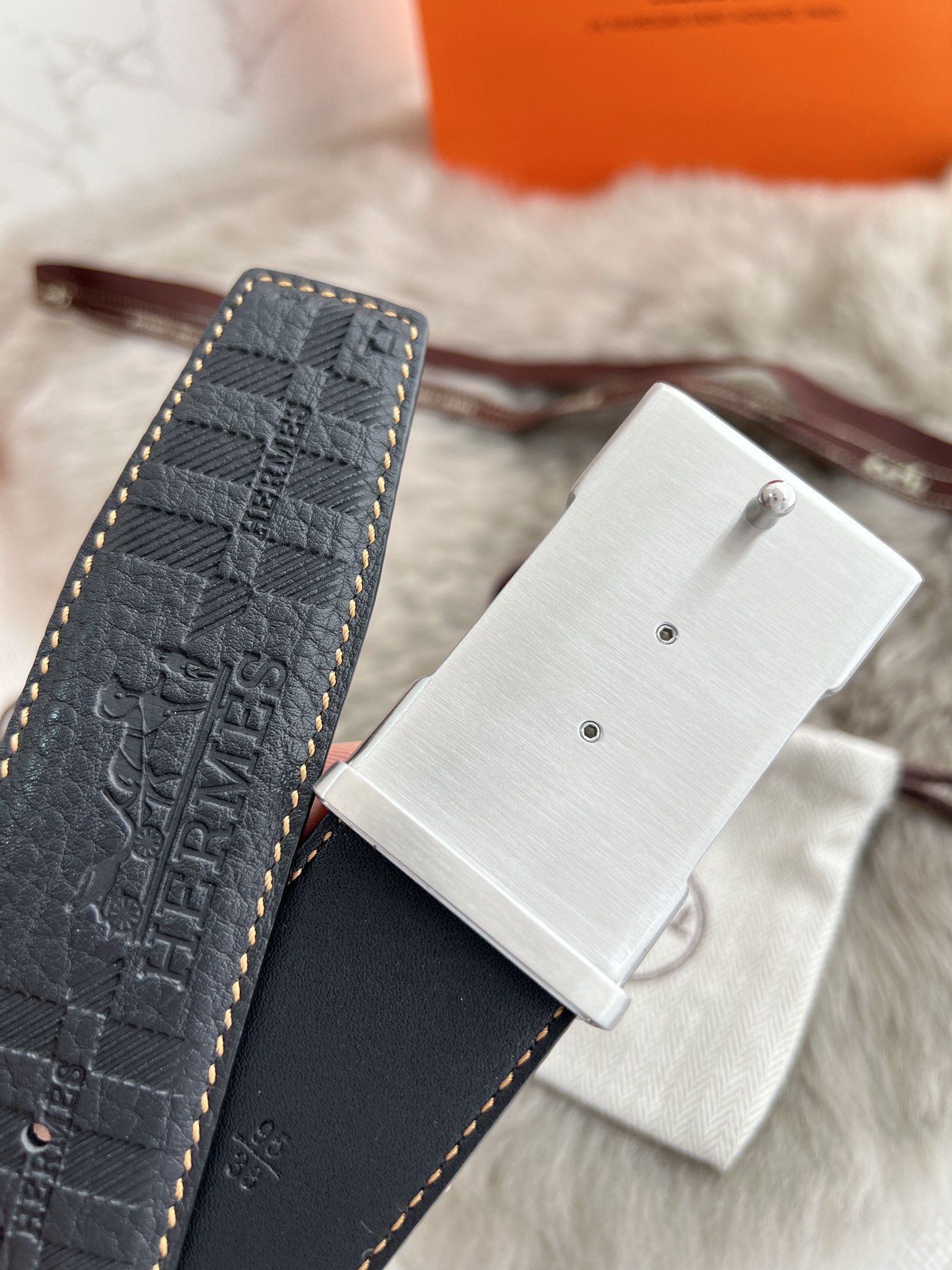 Hermes Men Belt Width 3.8cm