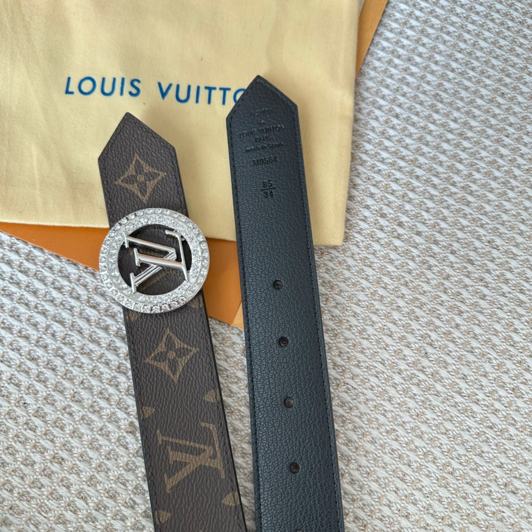 Louis Vuitton Women Belt Width 3.5cm