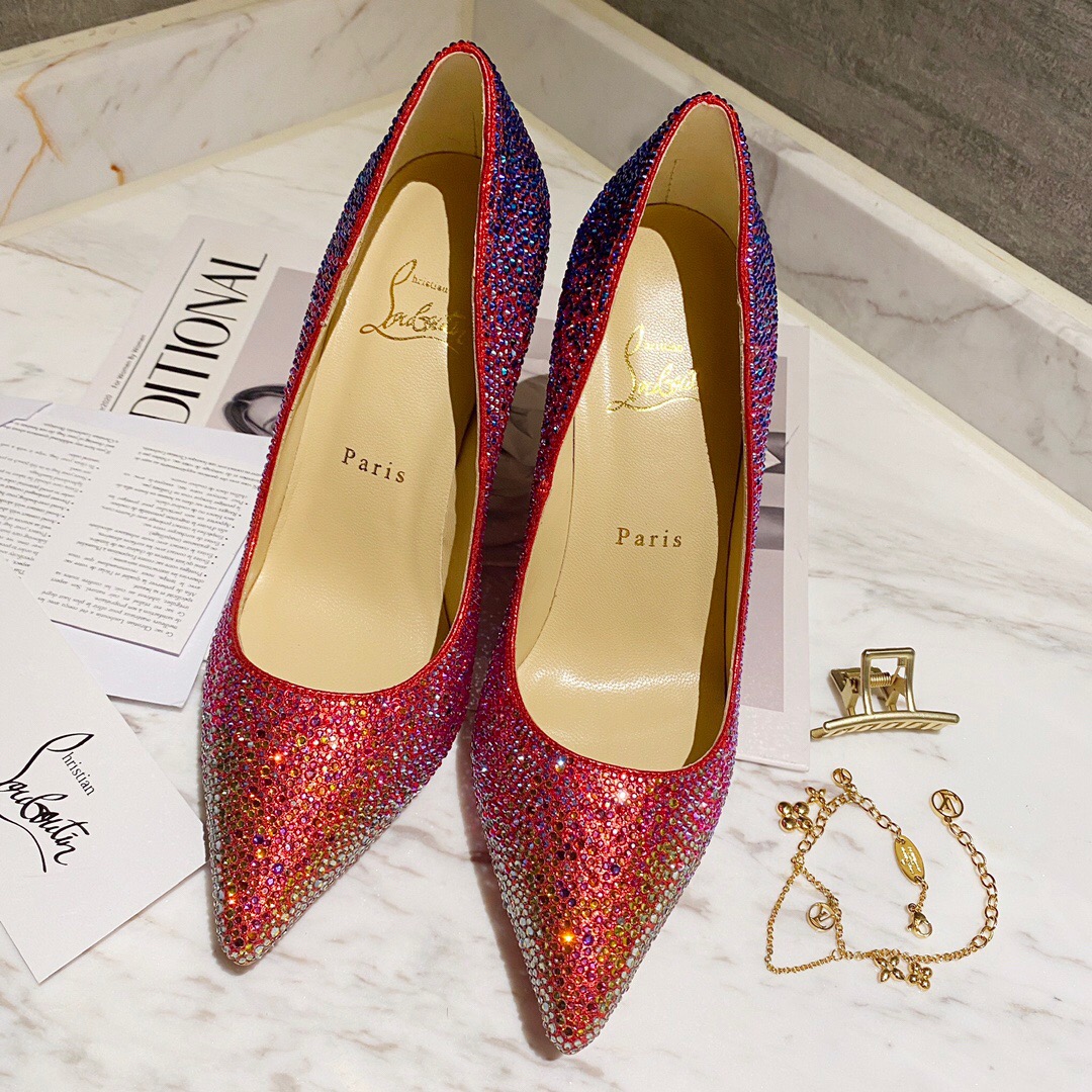 Christian Louboutin Kate Strass Pumps Size 35-41 12-Color