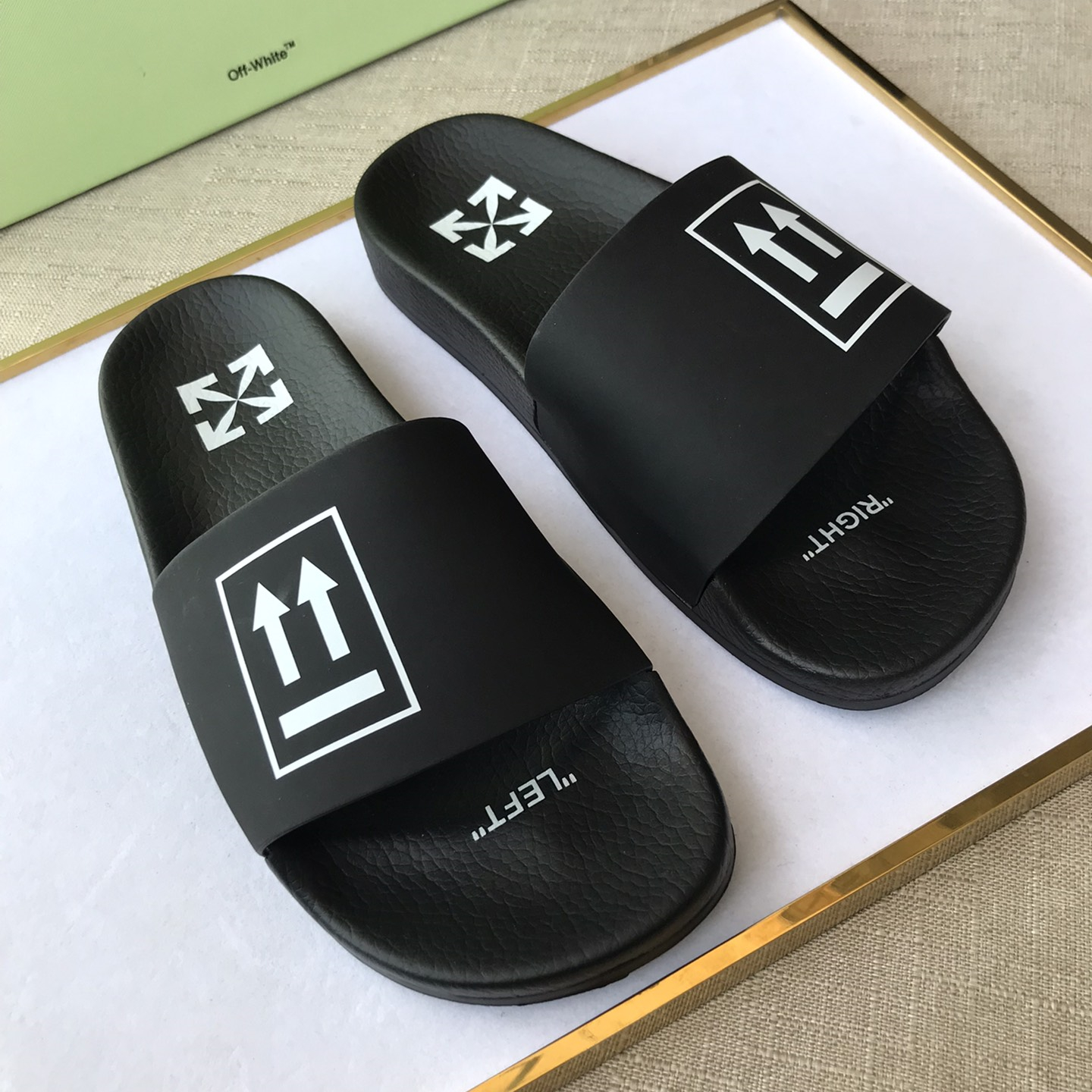 OFF White Mens Women Sandals Gr. 36-46