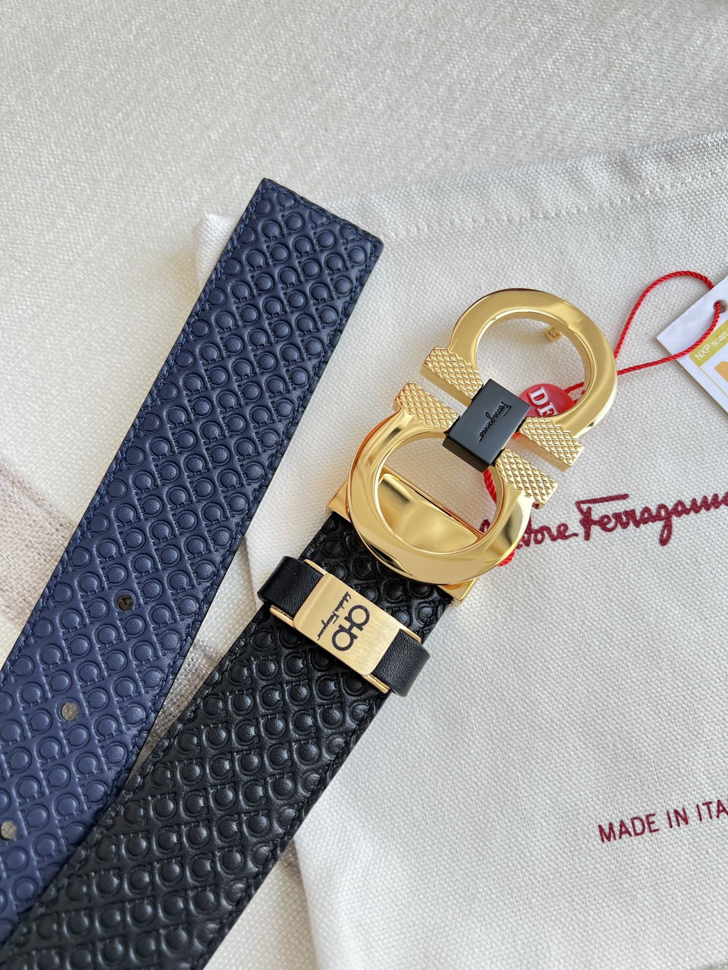 Ferragamo Men Belt Width 3.5cm