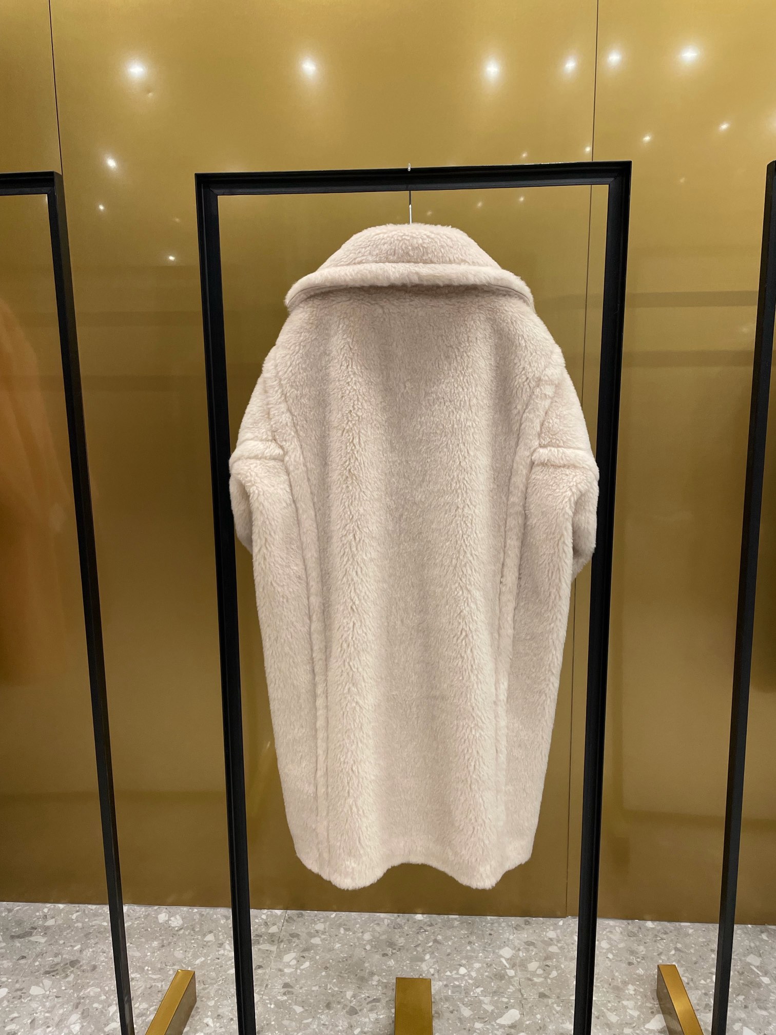 Max Mara Teddy fur long coat Size XS-M