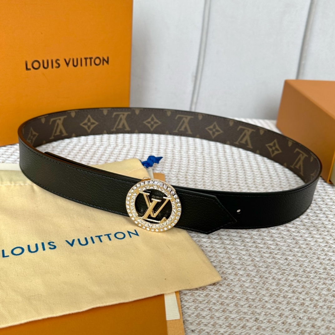 Louis Vuitton Women Belt Width 3.5cm