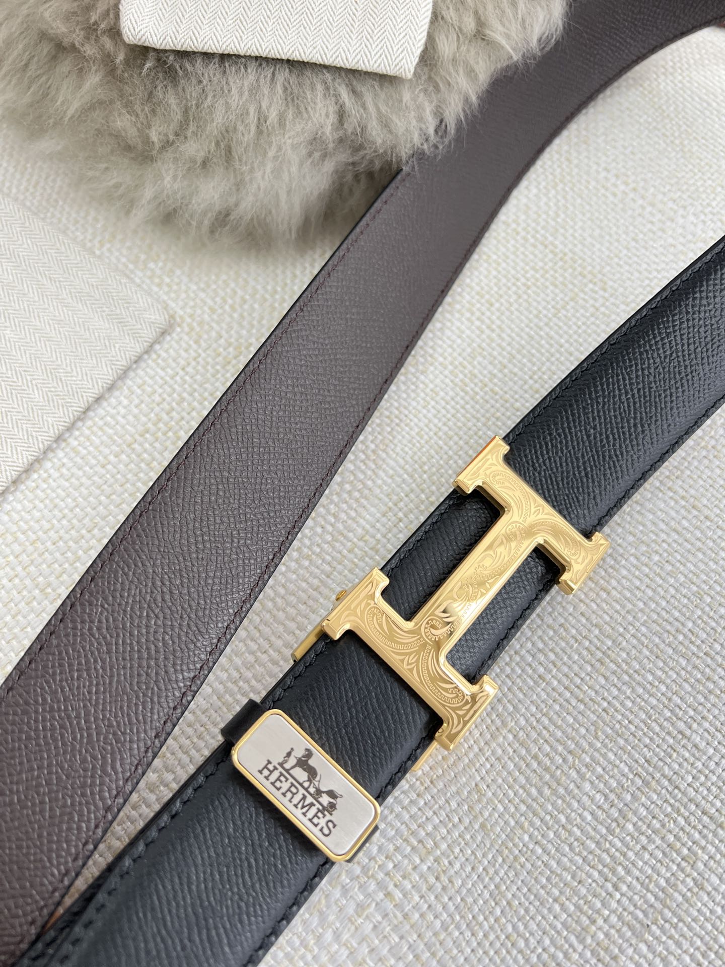 Hermes Men Belt Width 3.5cm