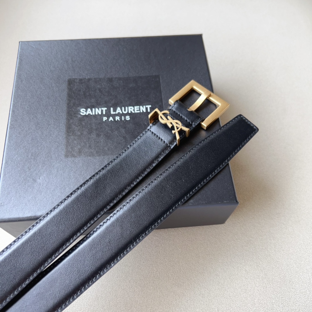 YSL Women Belt Width 3cm