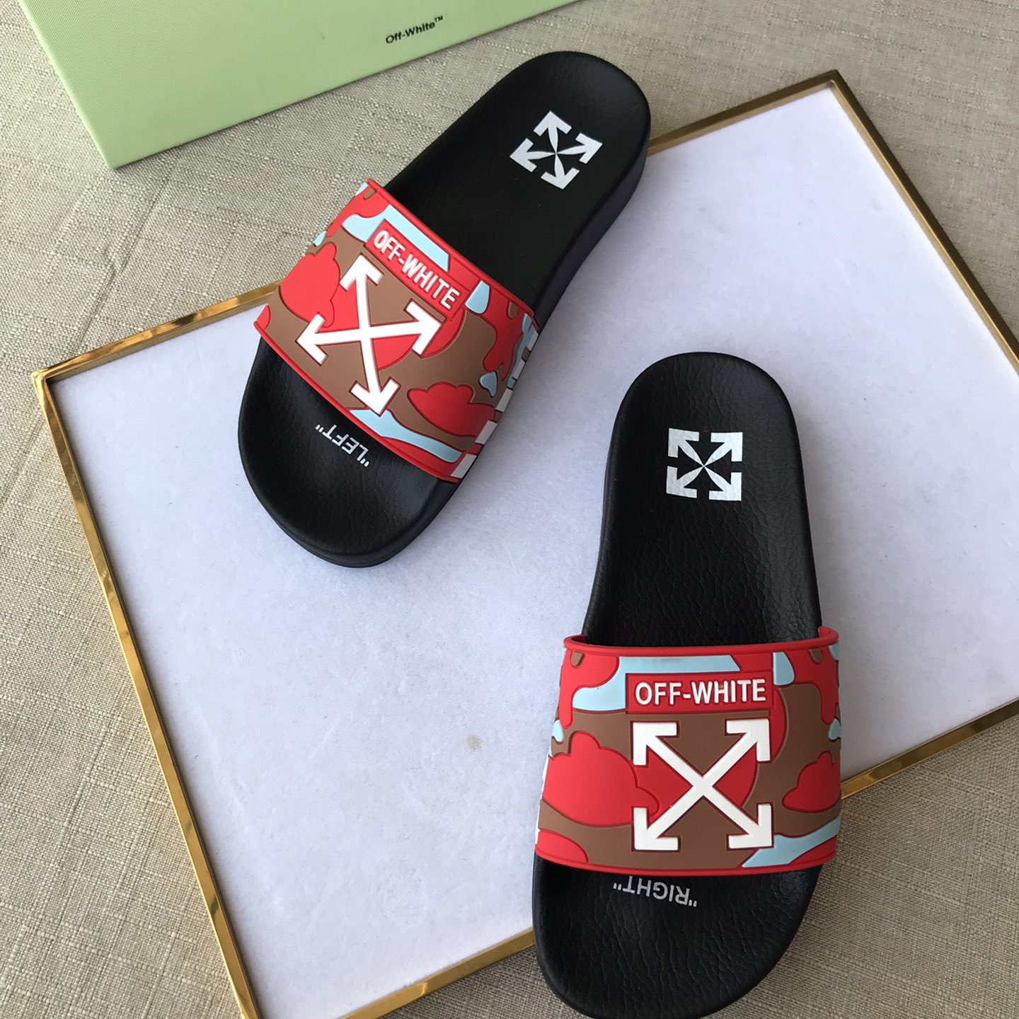 OFF White Mens Women Sandals Gr. 36-46