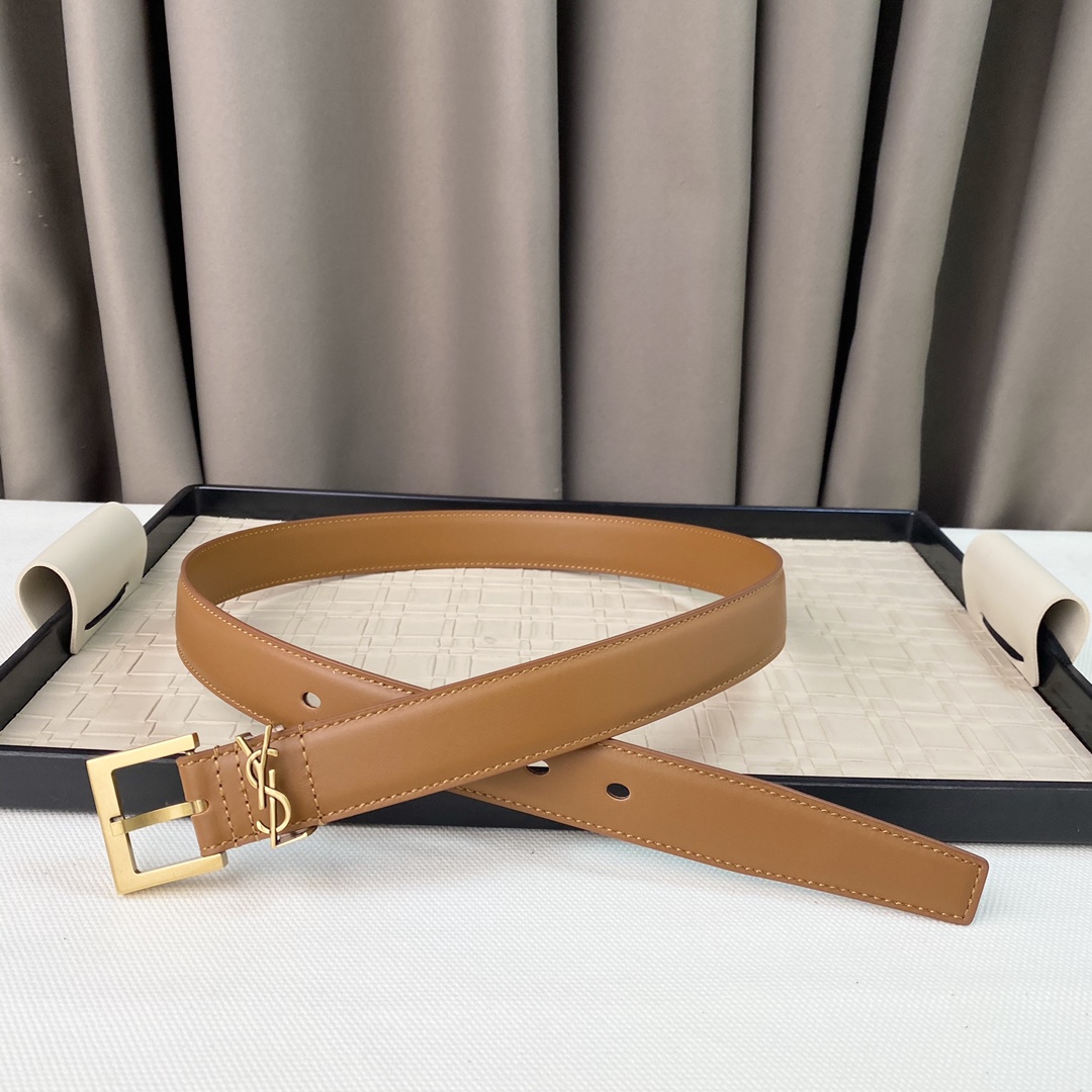 YSL Women Belt Width 3cm