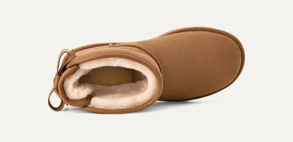 UGG Women's Ultra Mini Bailey Leather Bow