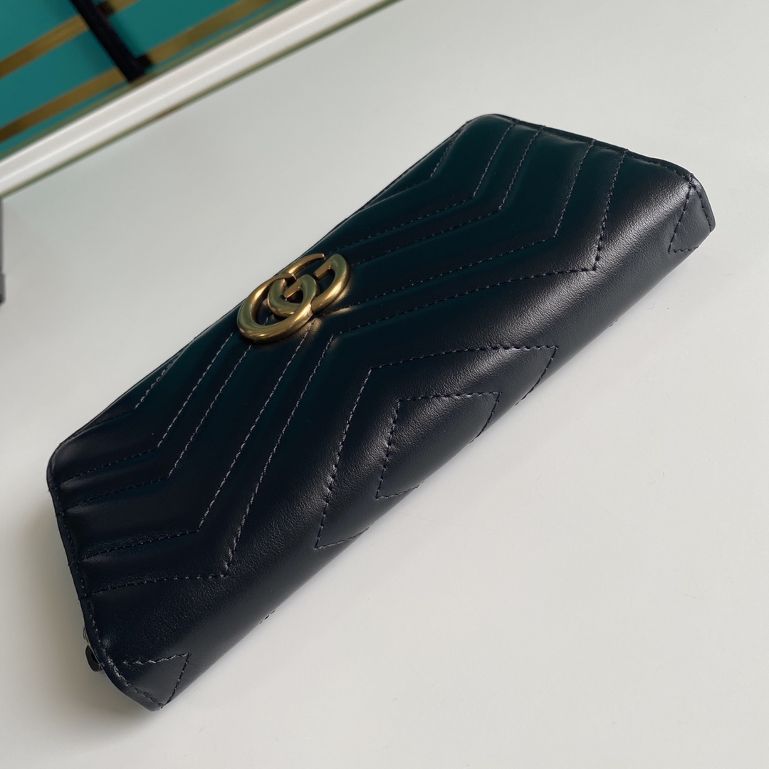 Gucci GG Marmont Women Mens Wallet Purse 19*10.5*2.5cm