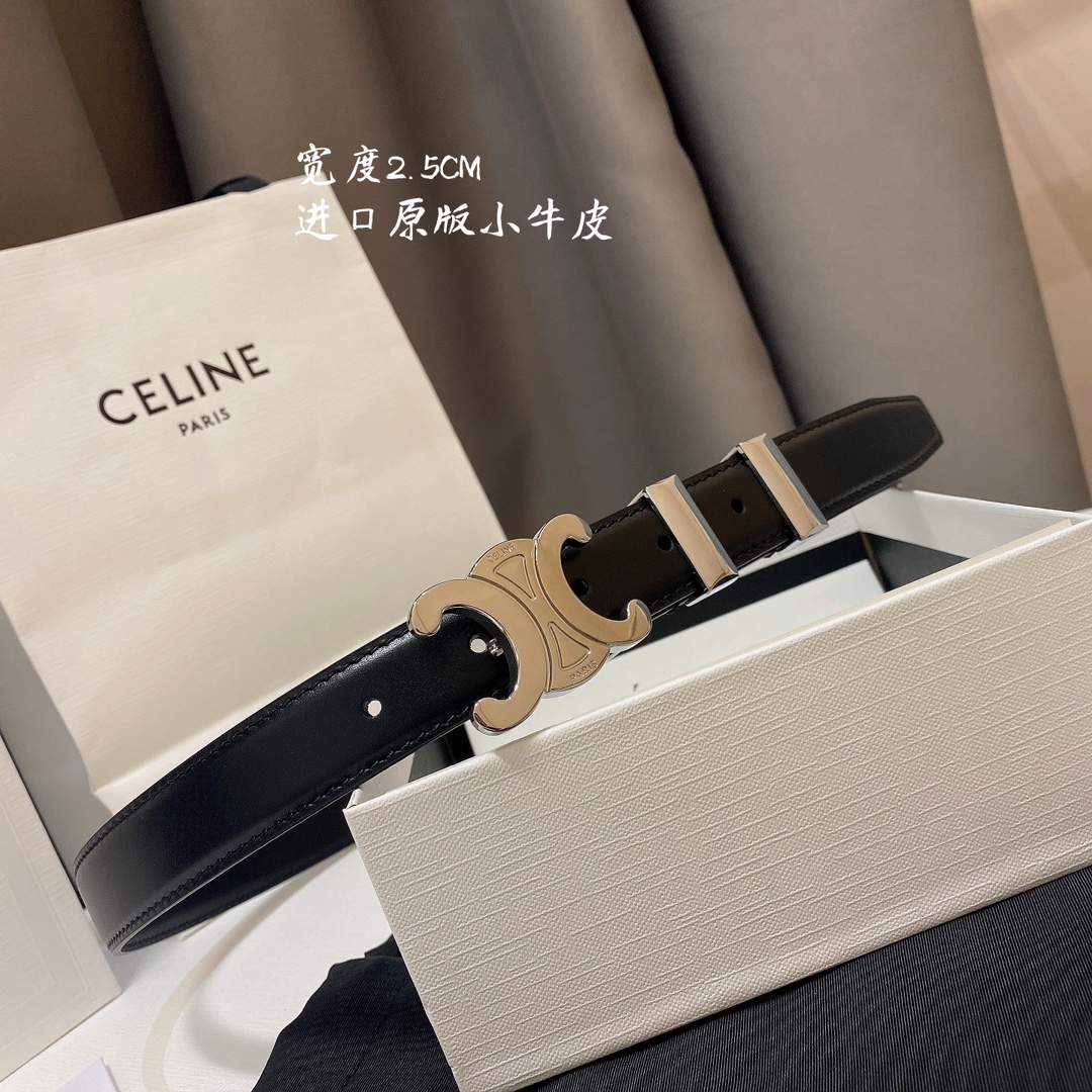 Celine Women Belt Width 2.5cm