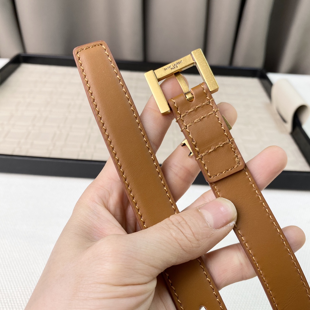 YSL Women Belt Width 2cm