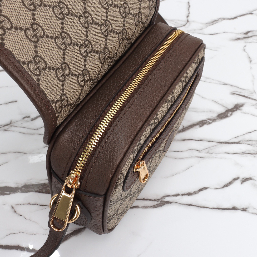 Gucci Ophidia GG Shoulder Bags 13*22*4cm