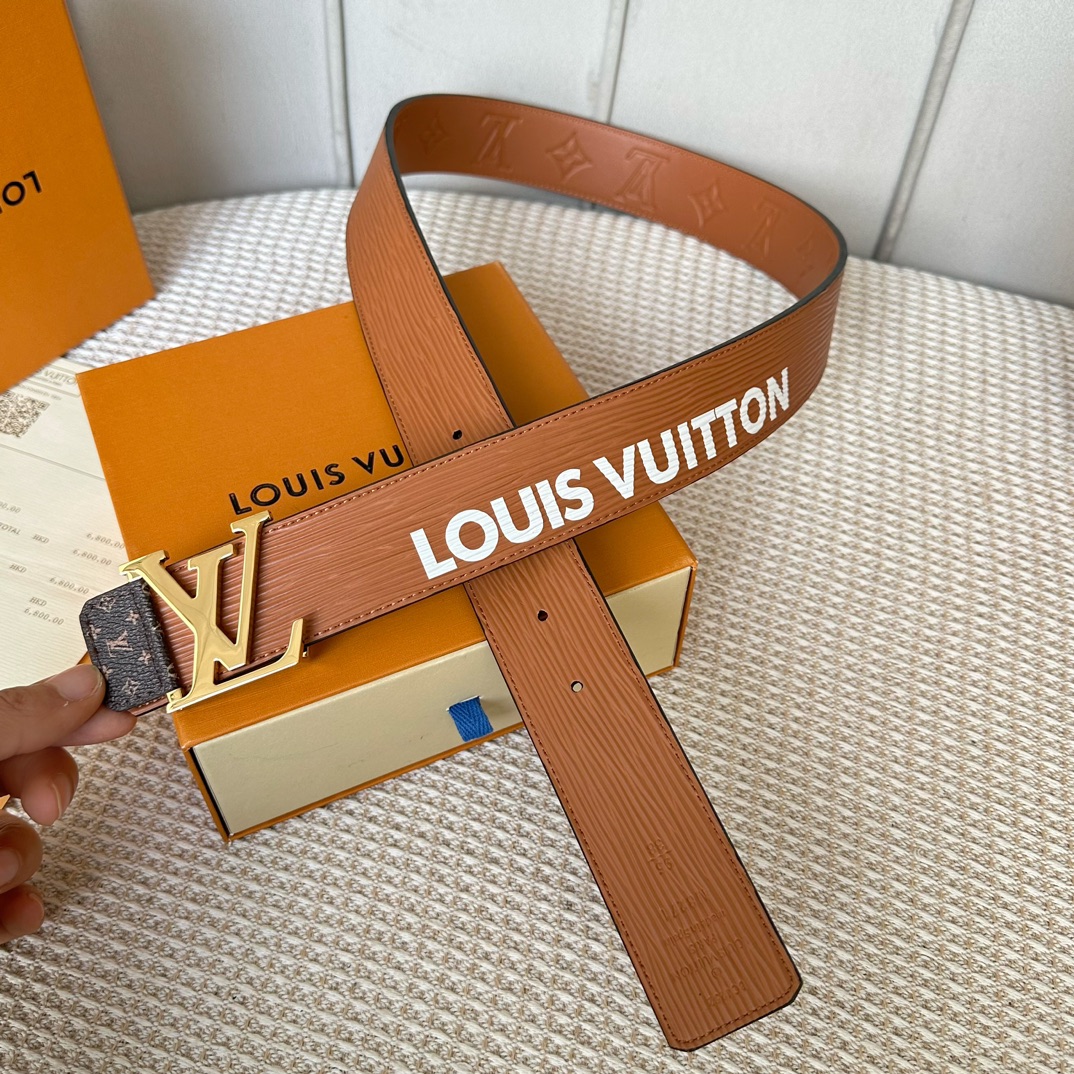 Louis Vuitton Men Belt Width 4cm